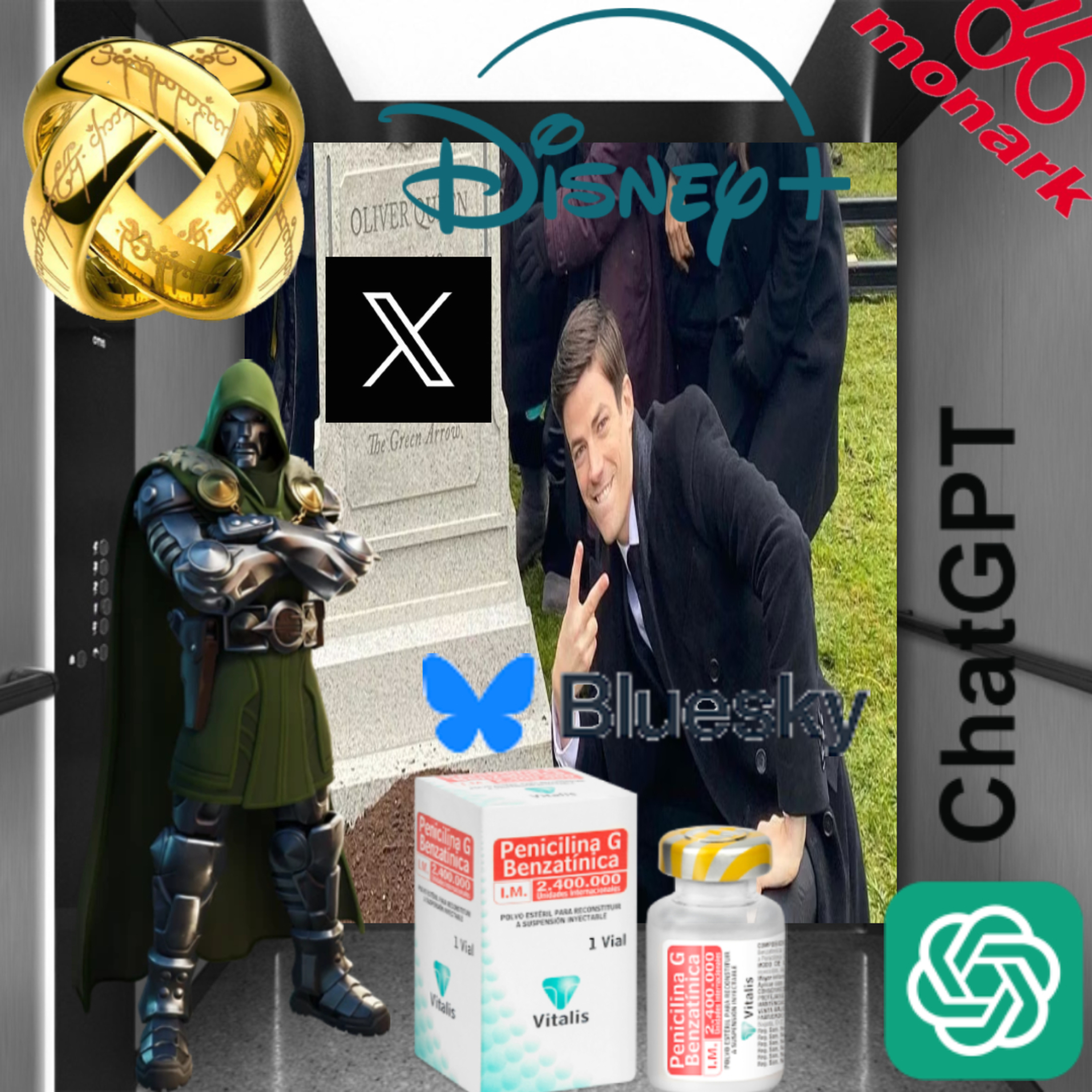 Confia nos anéis de Dr. Twitter Doom tomando benzetacilGPT - EP#157 episode artwork