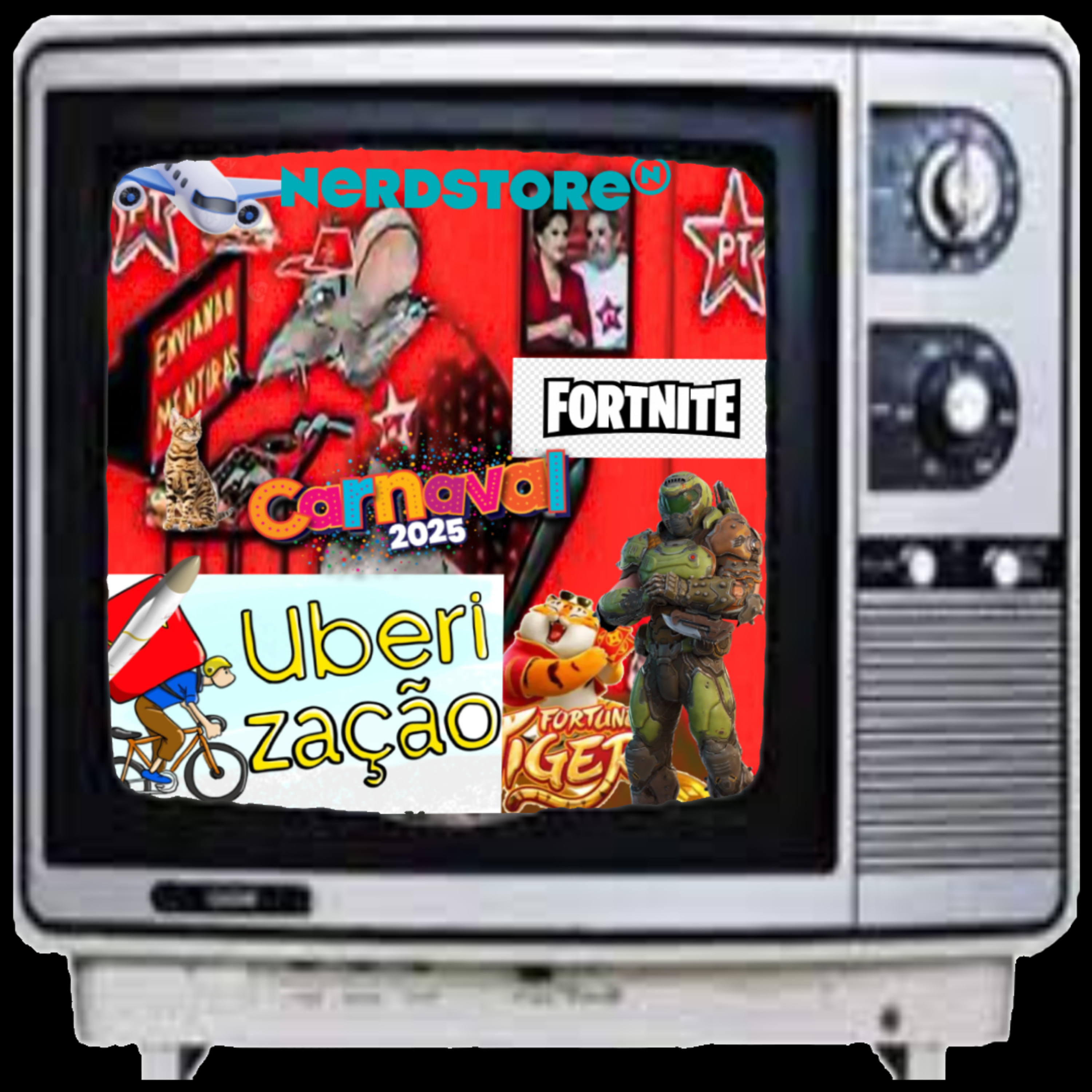 Confia no fim da era do Jovem Nerd no Carnaval gastando dinheiro no tigrinho do Fortnite - EP#180 episode artwork
