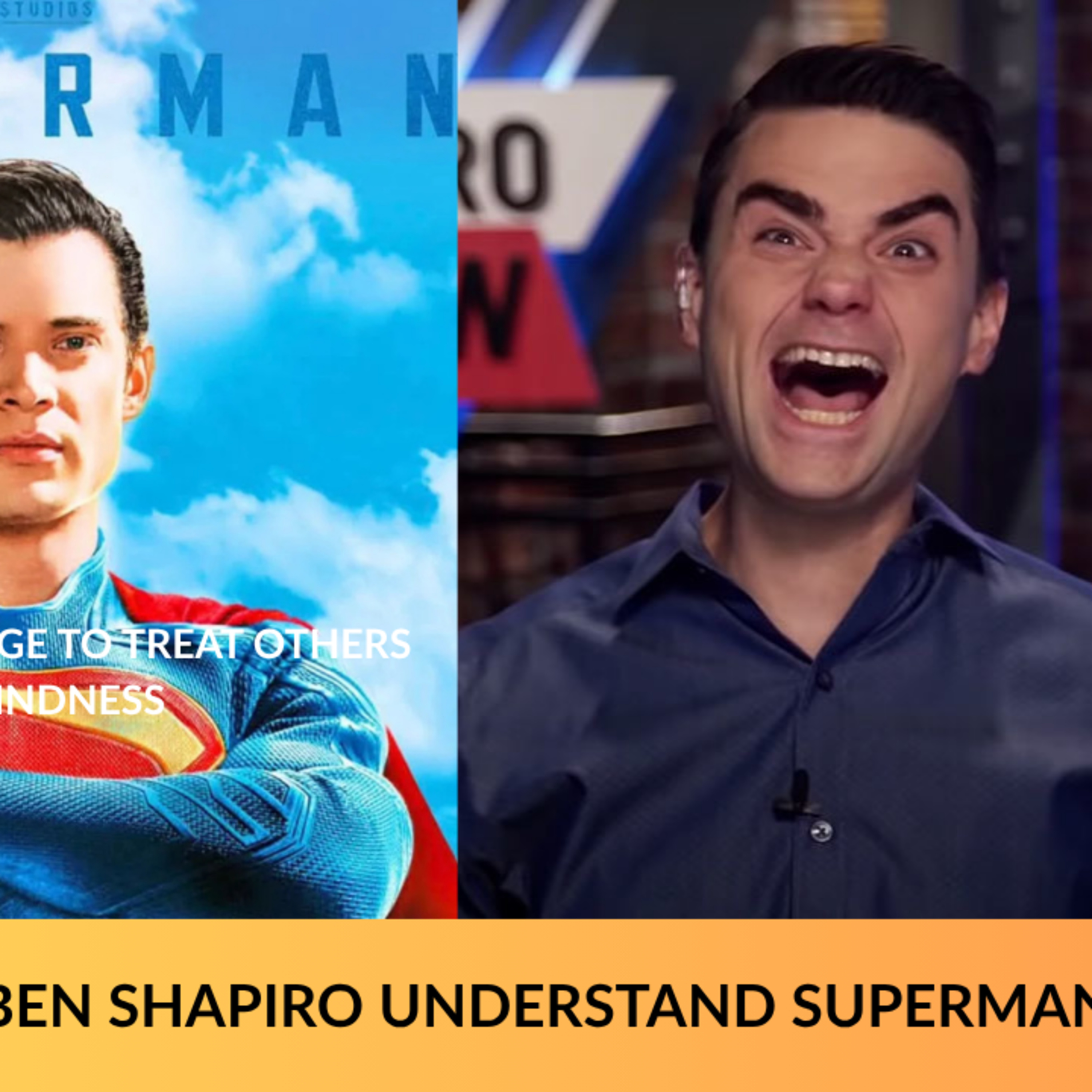 James Gunn's Superman DESTROYS Ben Shapiro With Kindness & Logic episode artwork