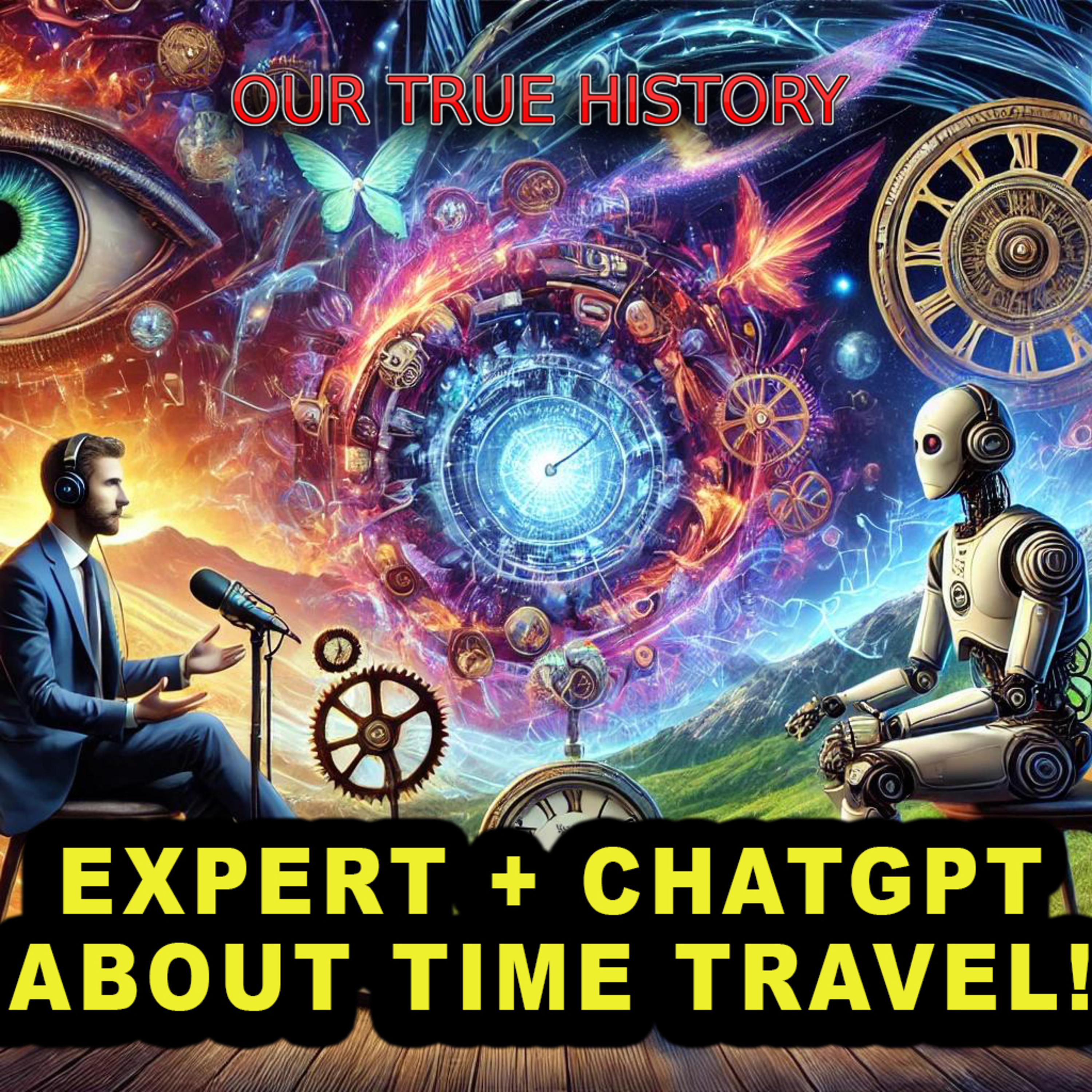 Expert + CHATGPT talk about TIME TRAVEL episode artwork