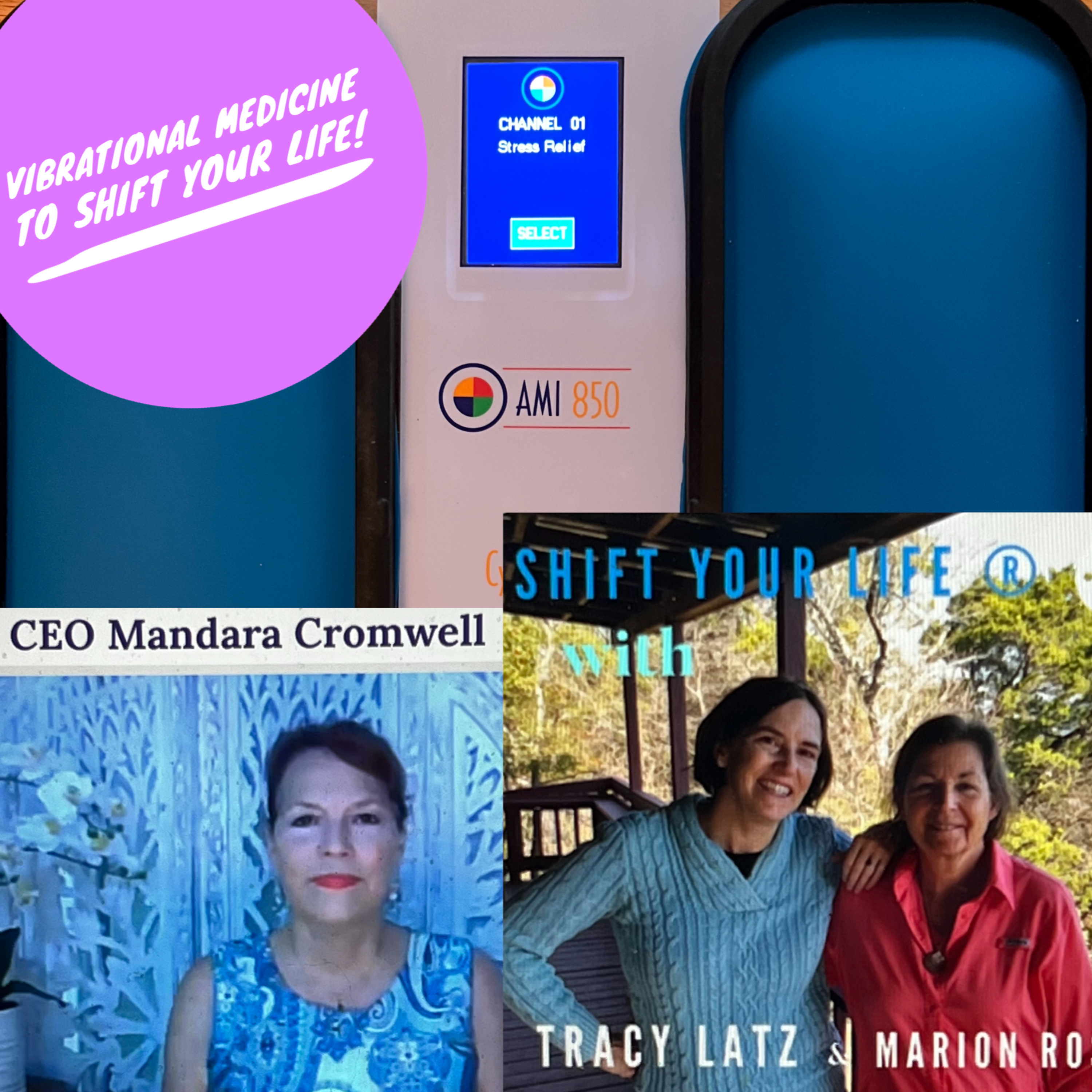 Mandara Cromwell Interview on Development and Use of the FDA-Approved Cymatech AMI-850 Sound Healing Frequency Device for Wellness episode artwork