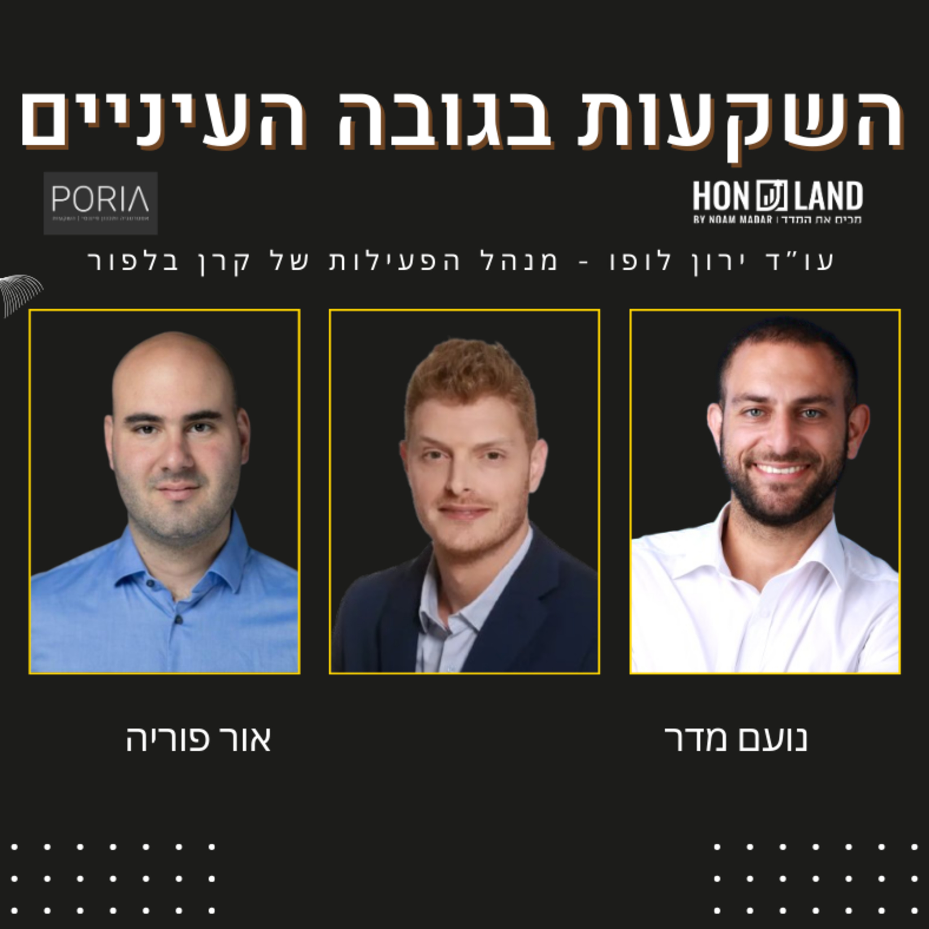 איך עושים נדל"ן בארה"ב לפי הספר וניהול סיכונים נכון(עם ירון לופו מנהל הפעילות של קרן בלפור)