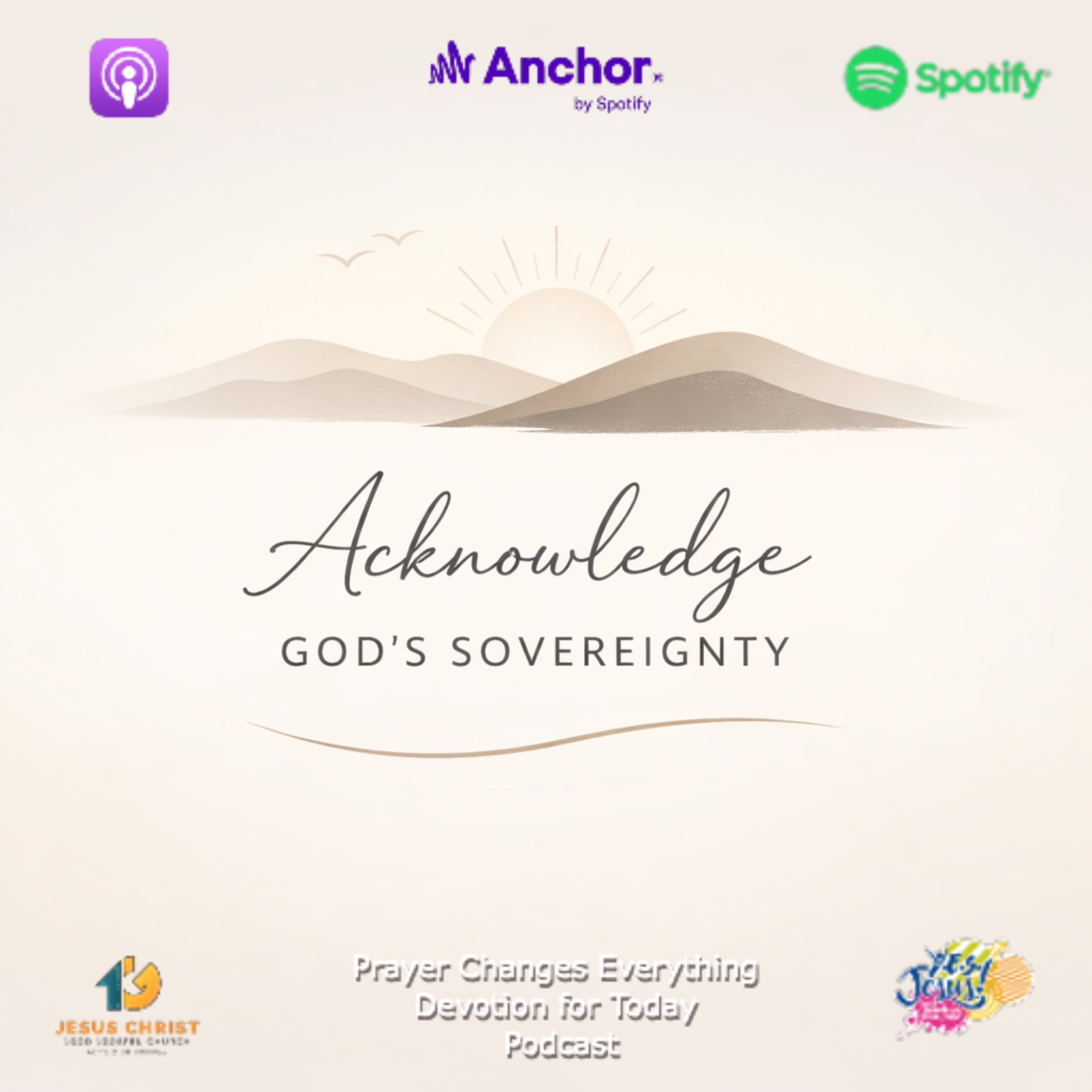 “Acknowledge God's Sovereignty” ​ ​ episode artwork