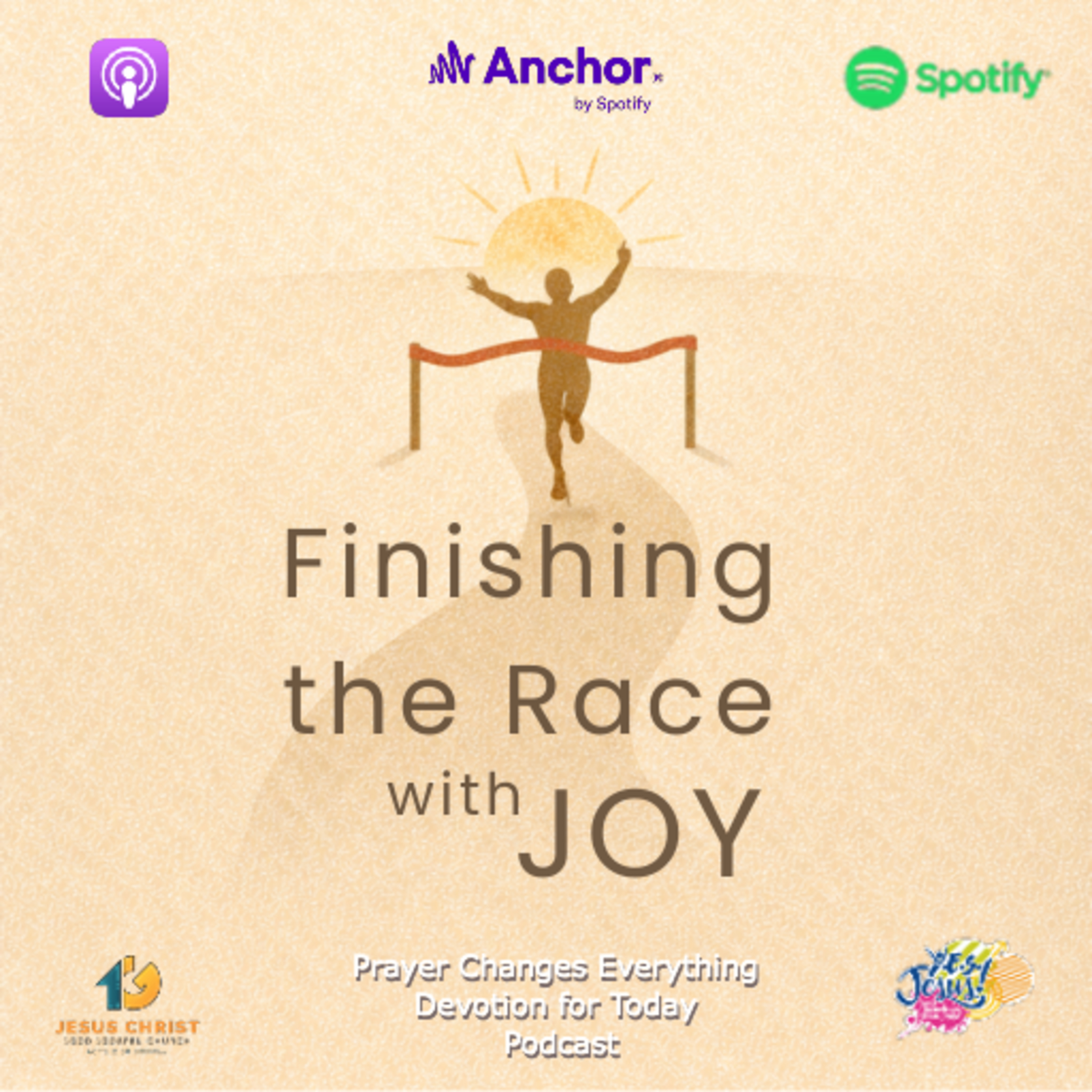 “Finishing the Race with Joy” episode artwork
