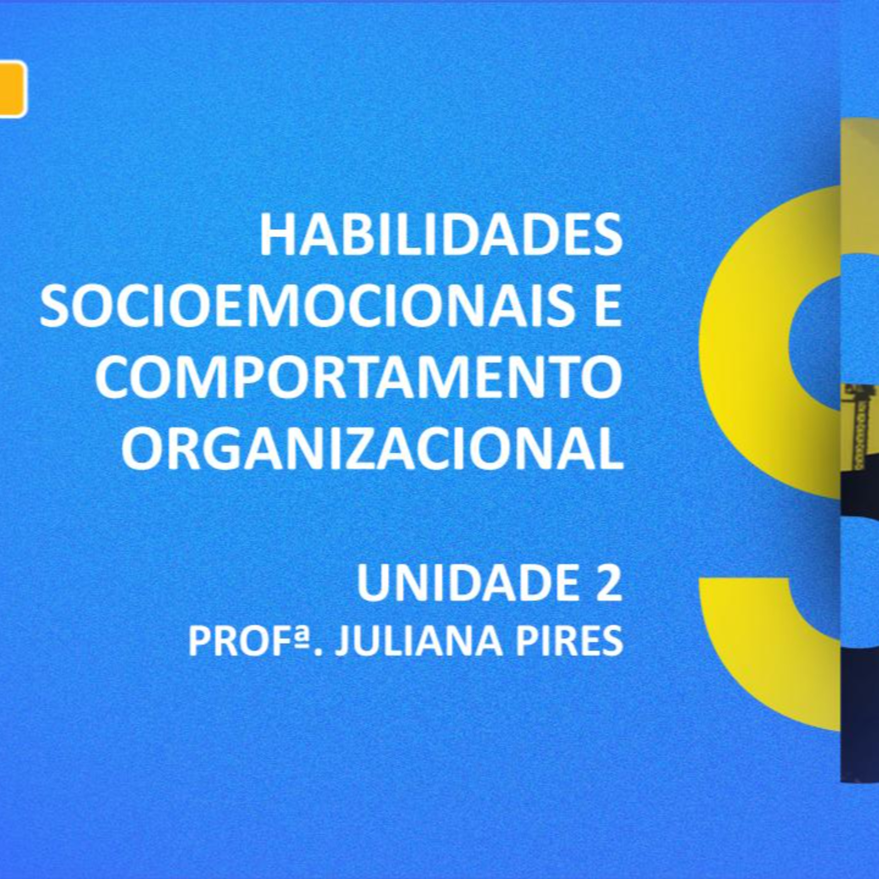 CURSO TÉCNICO EM SEGURANÇA NO TRABALHO | HABILIDADES SOCIOEMOCIONAIS E COMPORTAMENTO ORGANIZACIONAL | UNIDADE 2 episode artwork