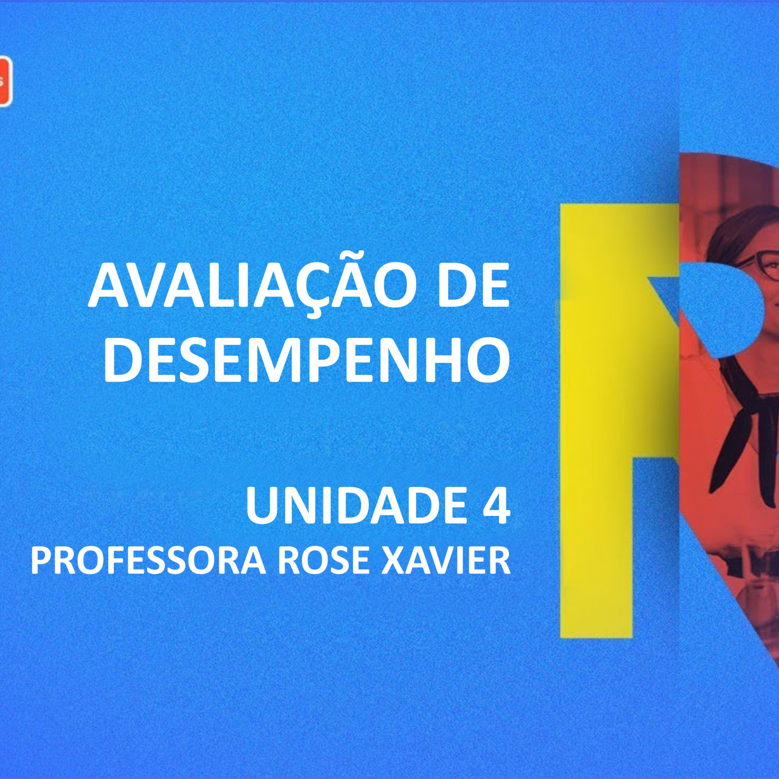  CURSO TÉCNICO EM RECURSOS HUMANOS | AVALIAÇÃO DE DESEMPENHO | UNIDADE 4  episode artwork