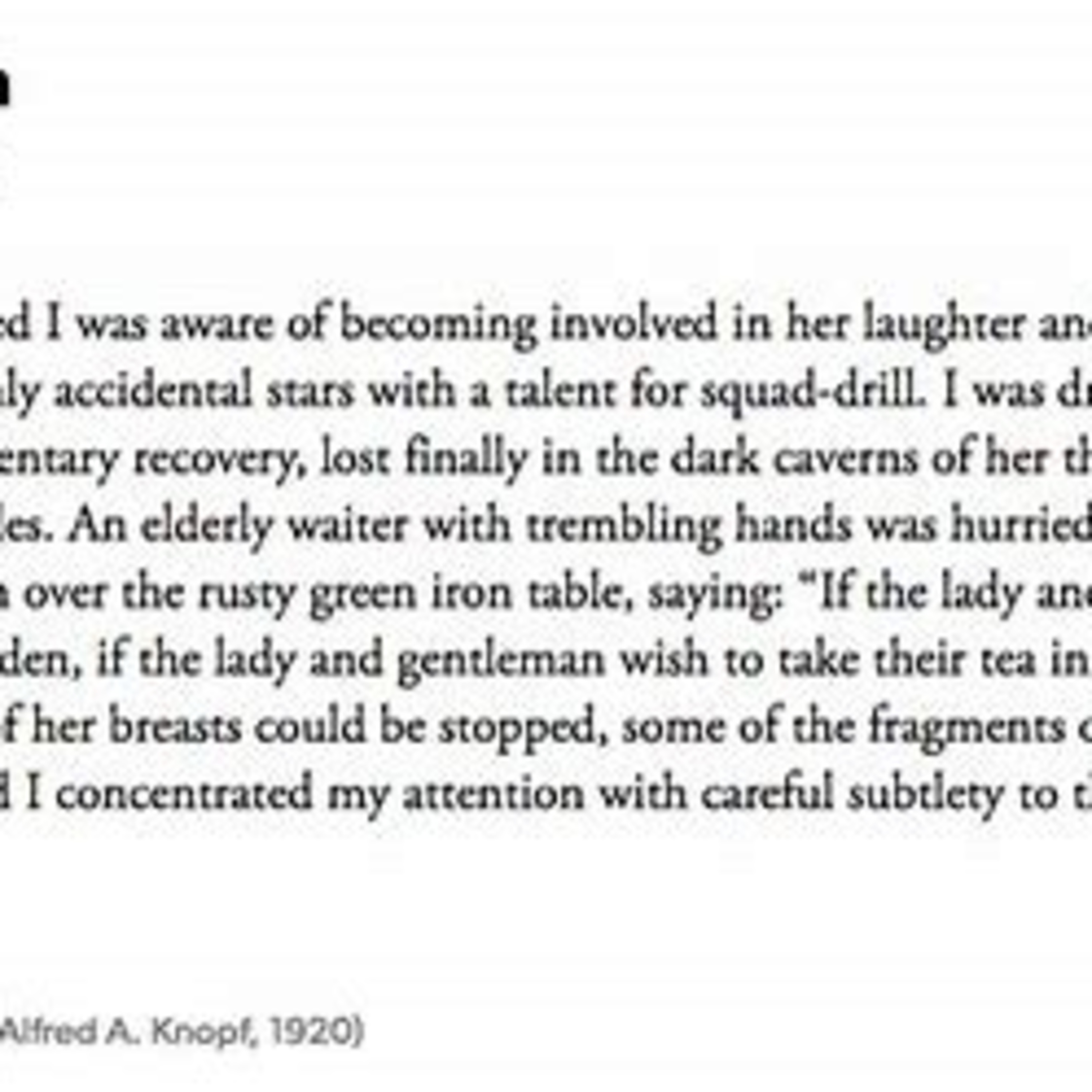 Hysteria -T.S.Eliot