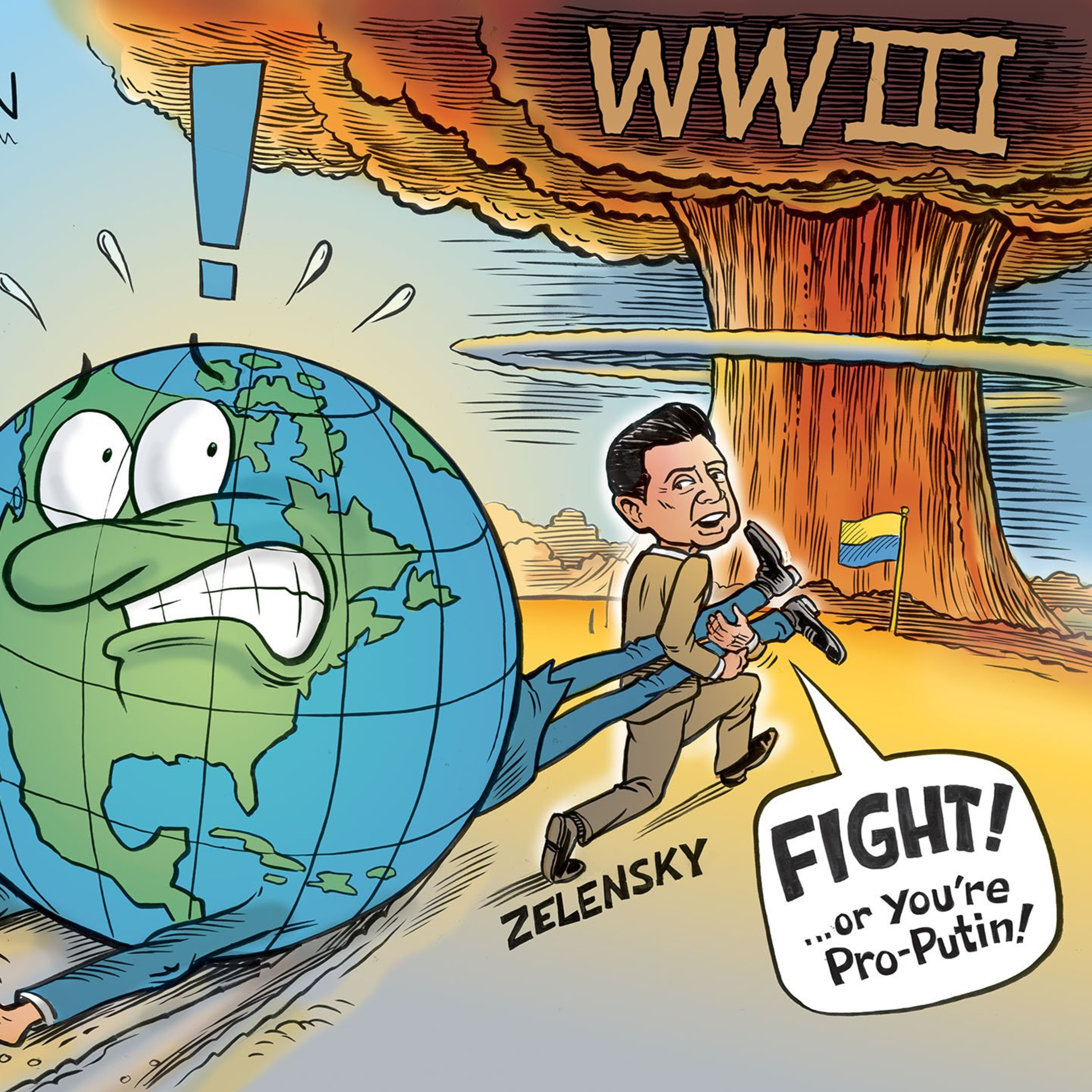 🚨TRUMP & ZELENSKY CLASH AT THE WHITE HOUSE, IS WW III ON DECK? ☢ STOP PEOPLE FROM DYING🛑 episode artwork