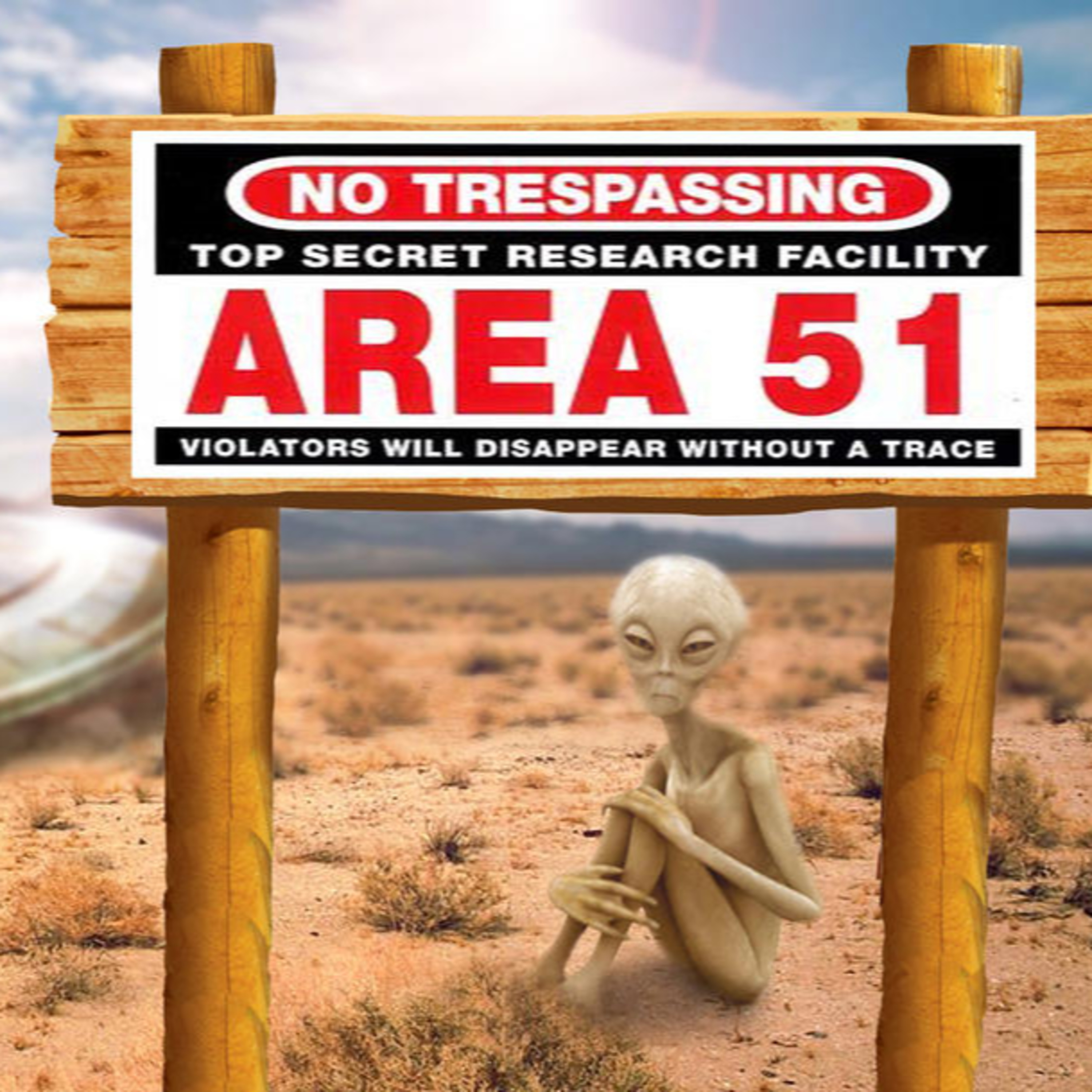 💥Crashed Secrets: Unraveling the Mystery of Area 51's Latest UFO Cover-up🛸 episode artwork