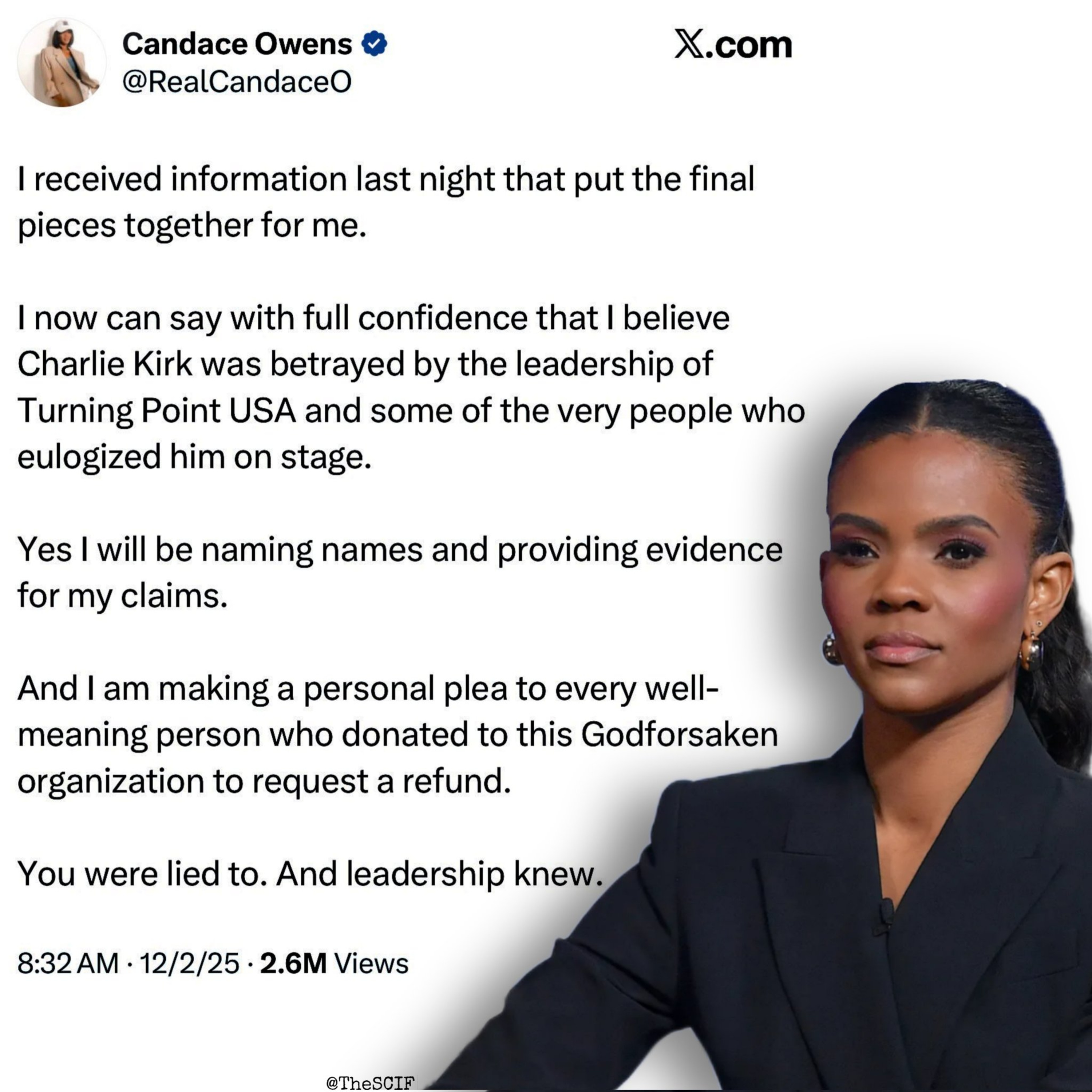 Betrayed from Within? Candace Owens Charlie Kirk Revelation! Trump to END Income Tax! episode artwork