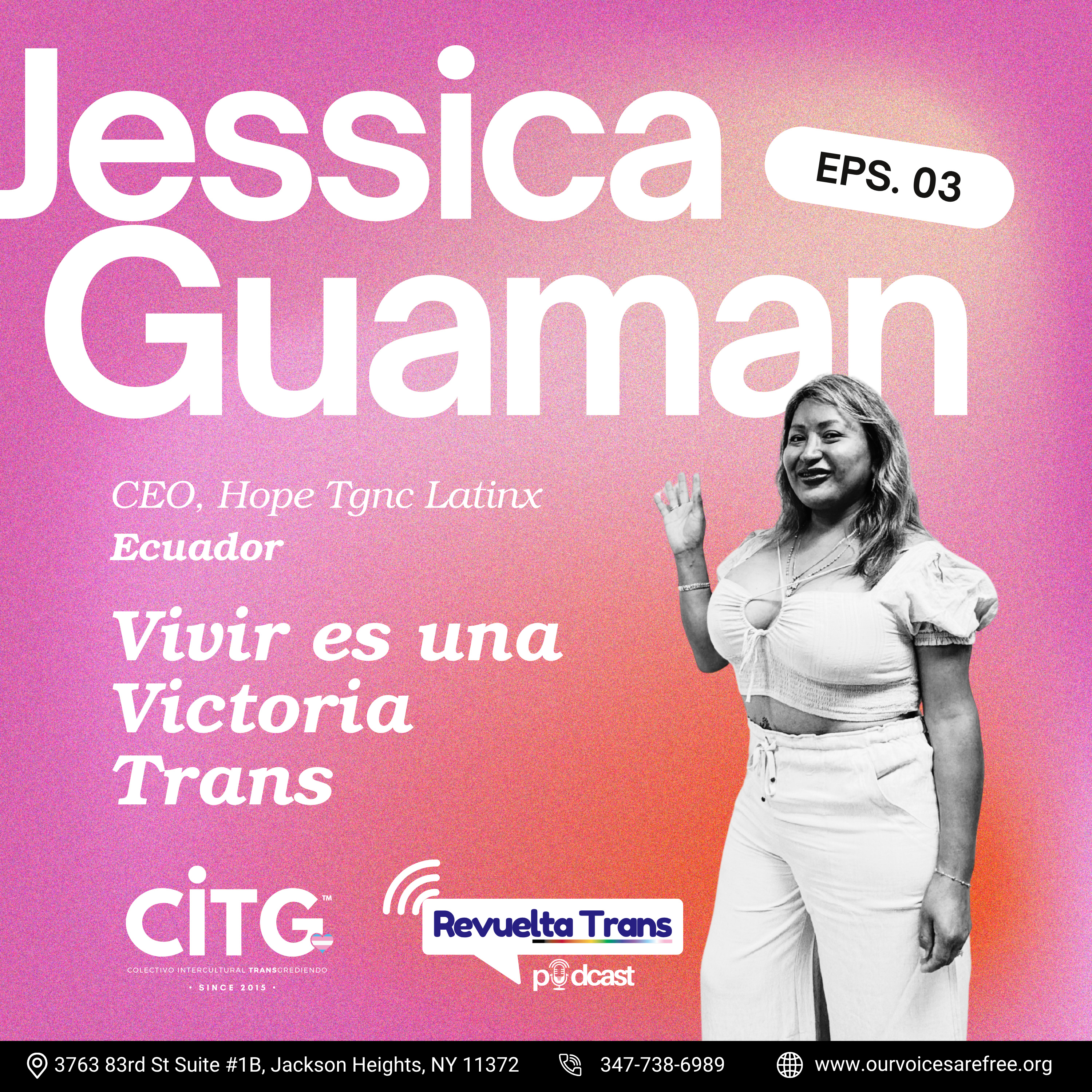 Jessica Guaman, CEO de Hope Tgnc Latinx #03 episode artwork