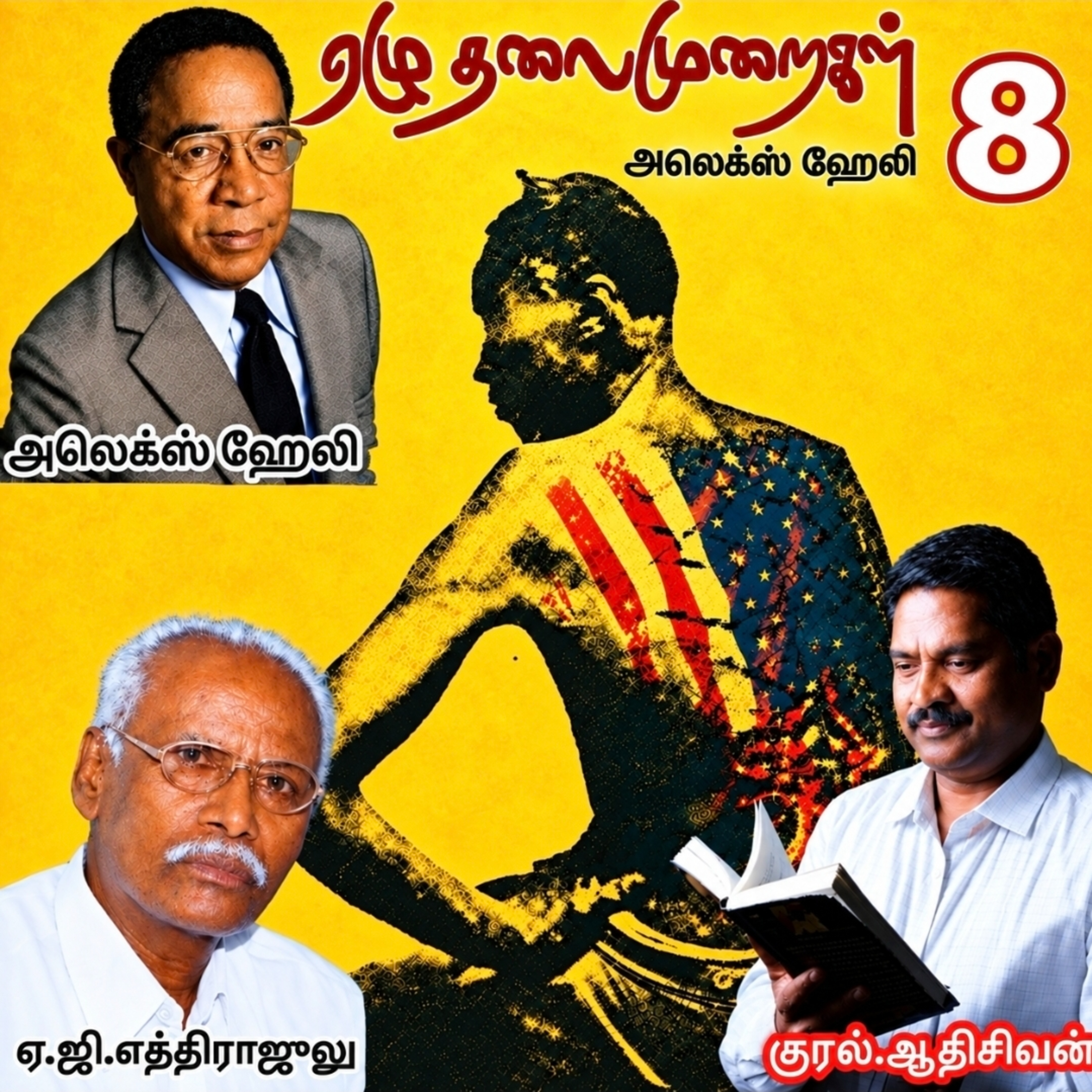"ஏழு தலைமுறைகள்8" (நாவல்). எழுதியவர். எழுத்தாளர். திரு.அலேக்ஸ் ஹேலி. மொழிபெயர்த்தவர்.திரு ஏ.ஜி.எத்திராஜலு.குரல். ஆதிசிவன் அபிஷேகப்பாக்கம். பாண்டிச்சேரி. தொடர்பு எண்.9360746310 episode artwork
