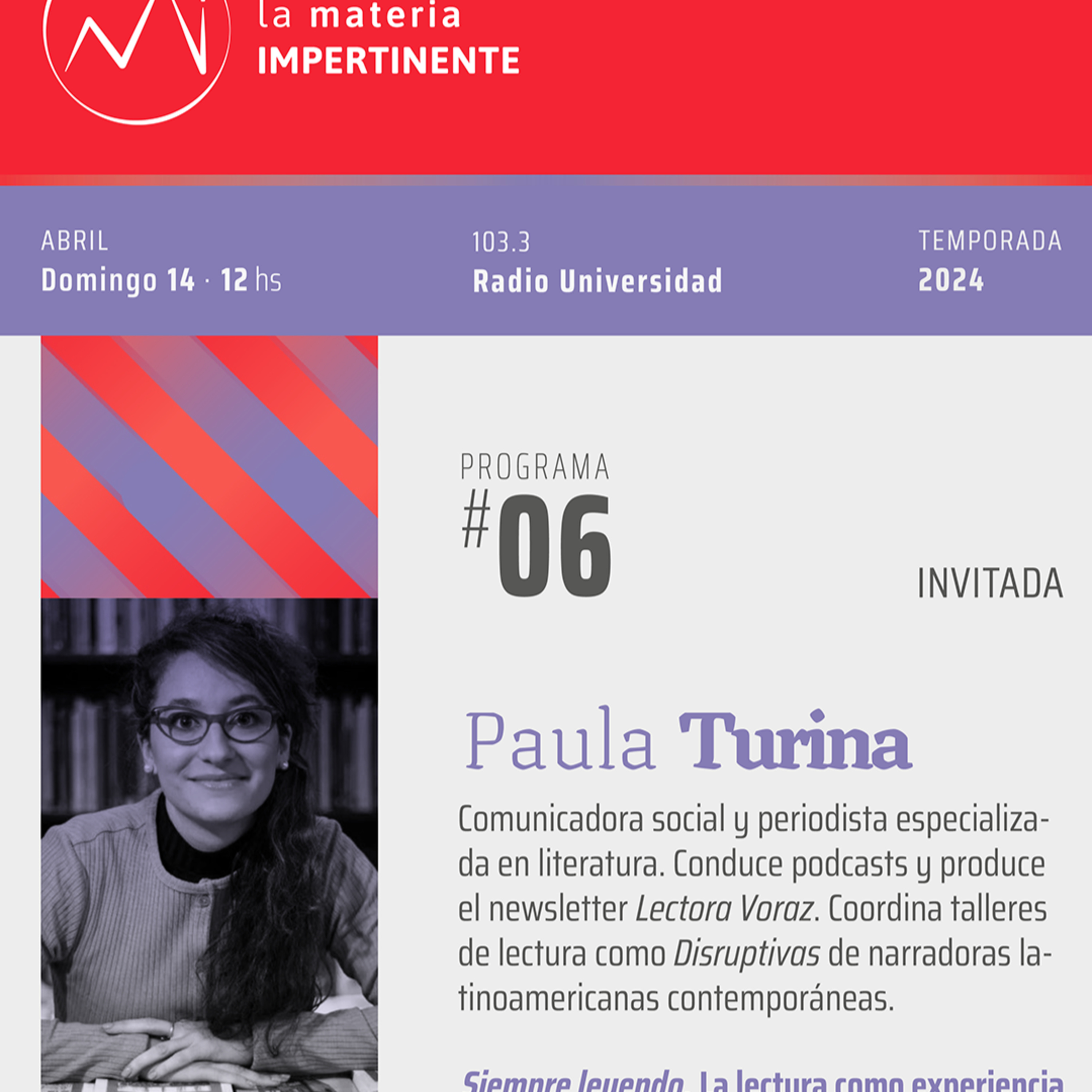 Lectora voraz | Conversamos con Pau Turina episode artwork