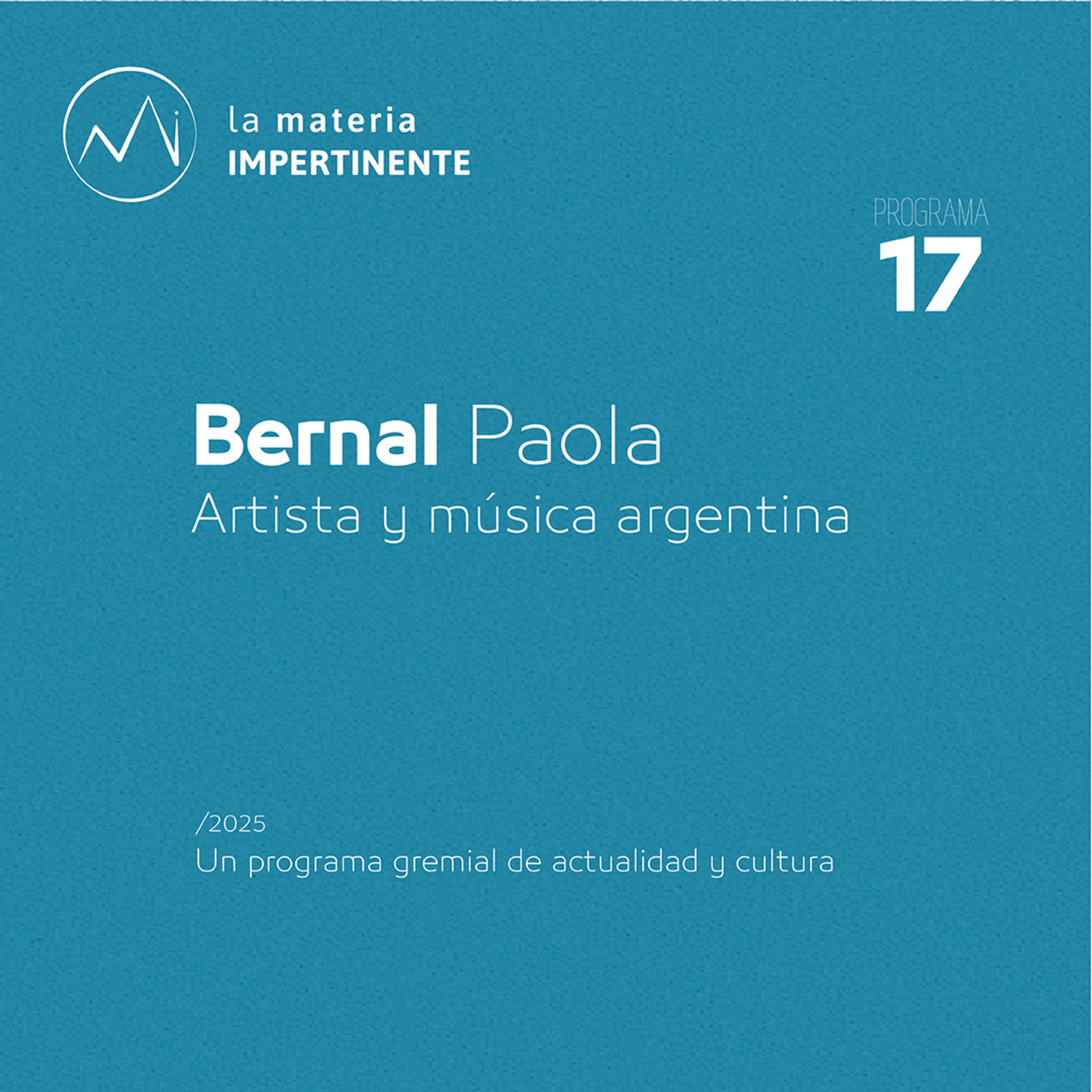 Agenda Cultural | Entrevista a Paola Bernal episode artwork