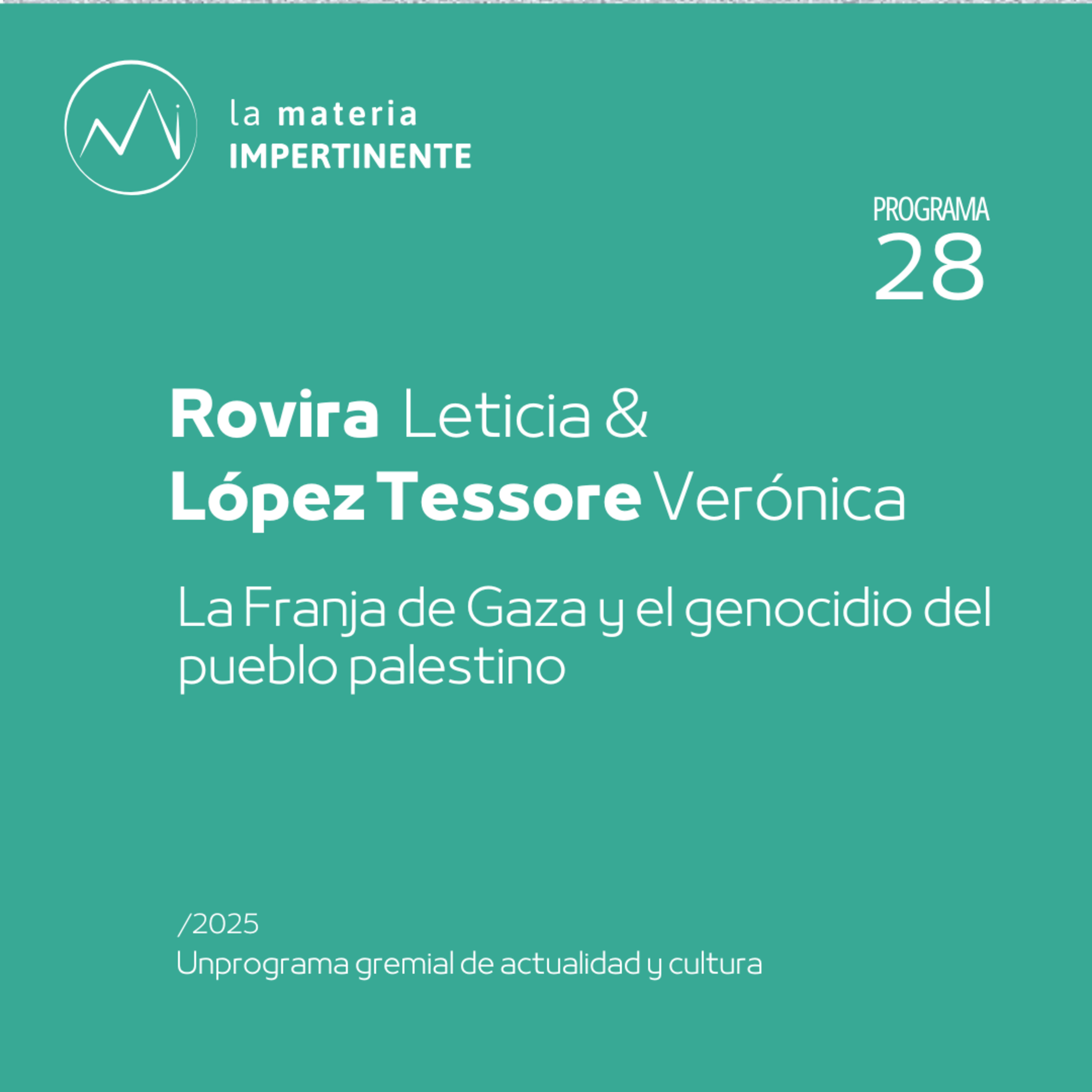 Internacional | Genocidio en Gaza episode artwork