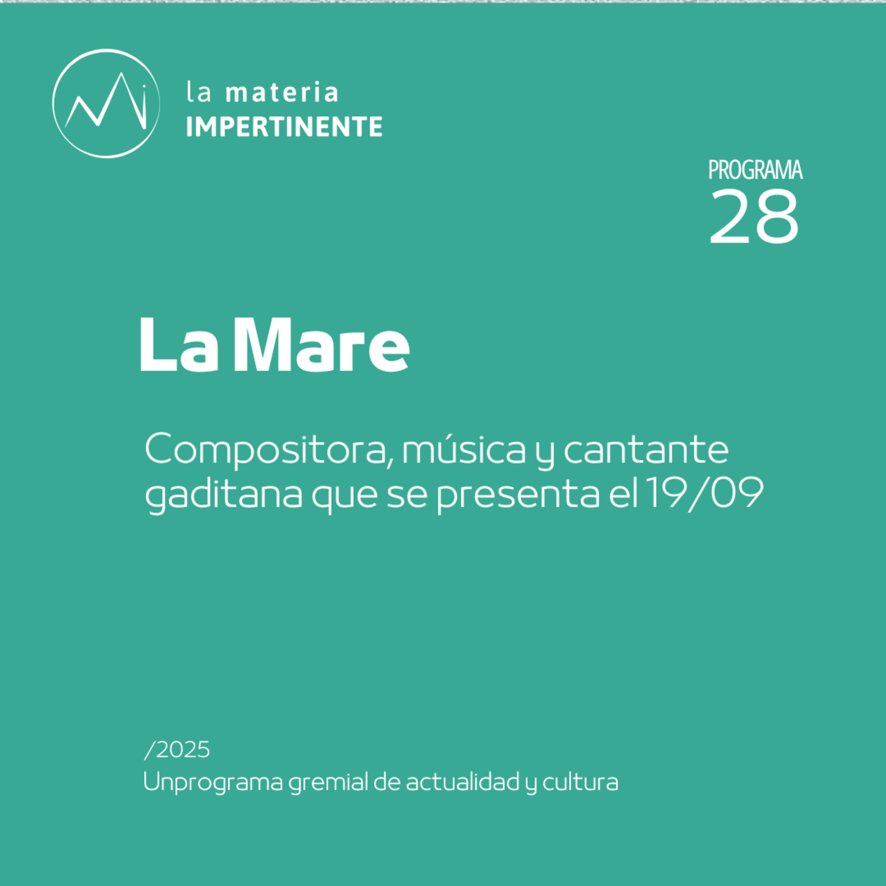  Agenda cultural | Conversamos con La Mare episode artwork