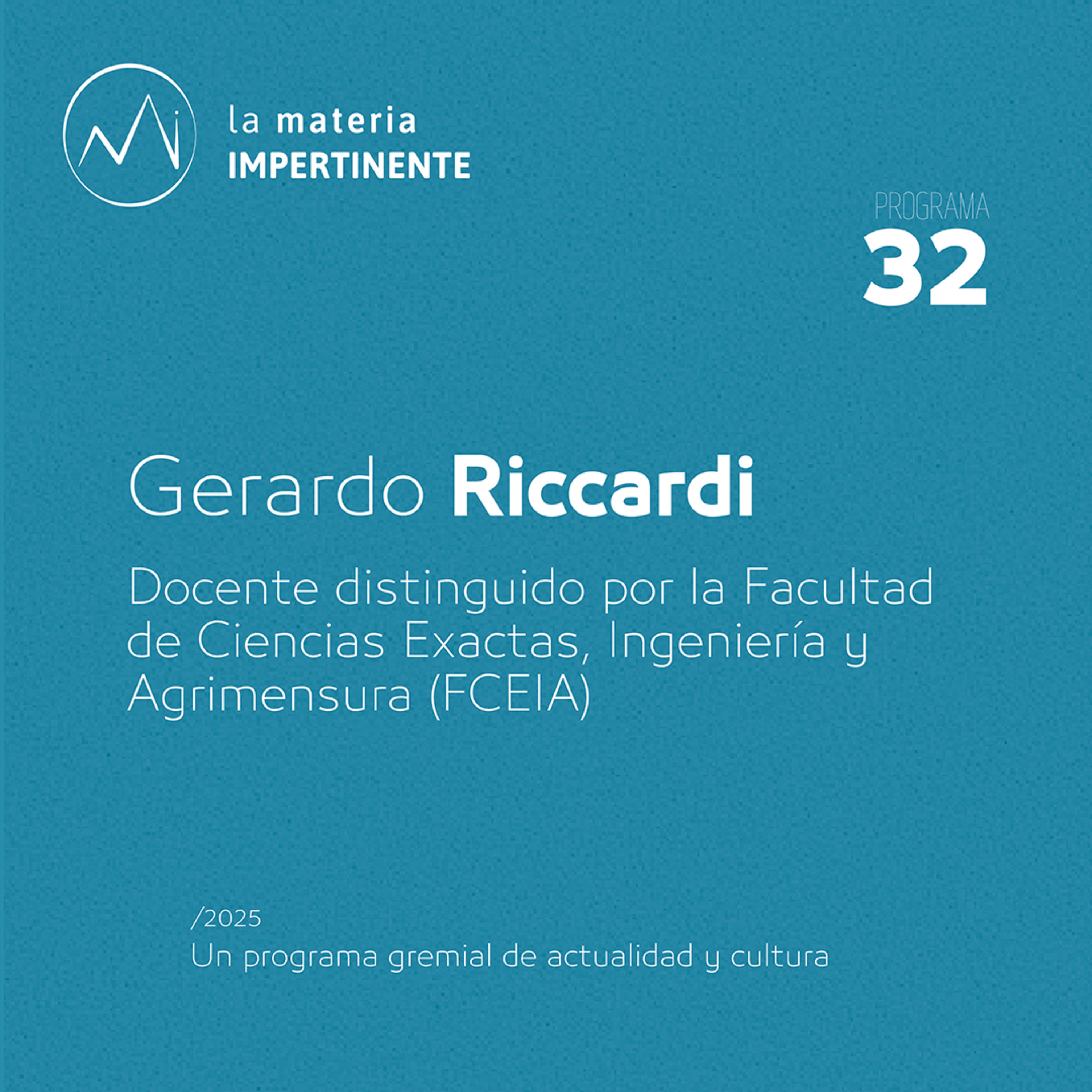Profesor Destacado | Conversamos con Gerardo Riccardi episode artwork
