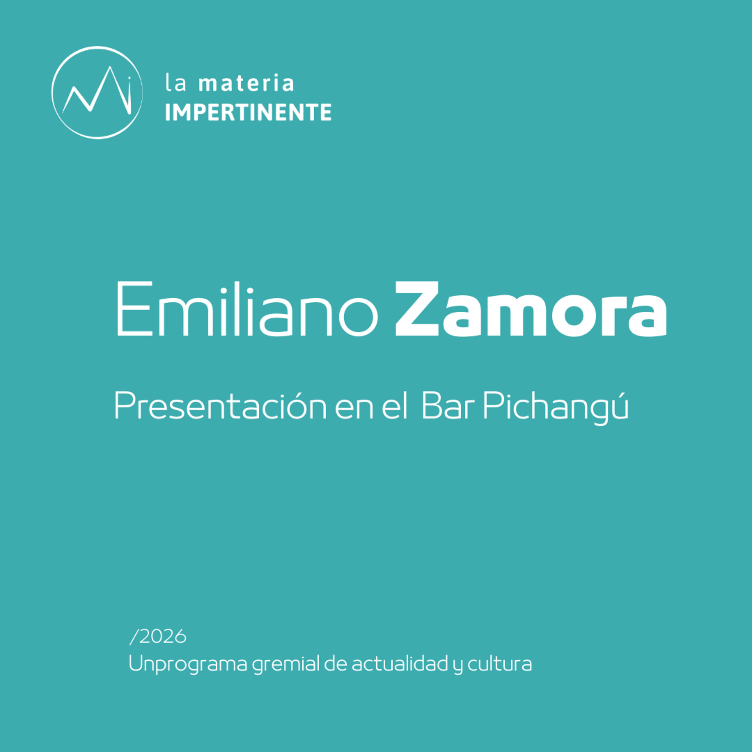 #Musica | Entrevista a Emiliano Zamora  episode artwork
