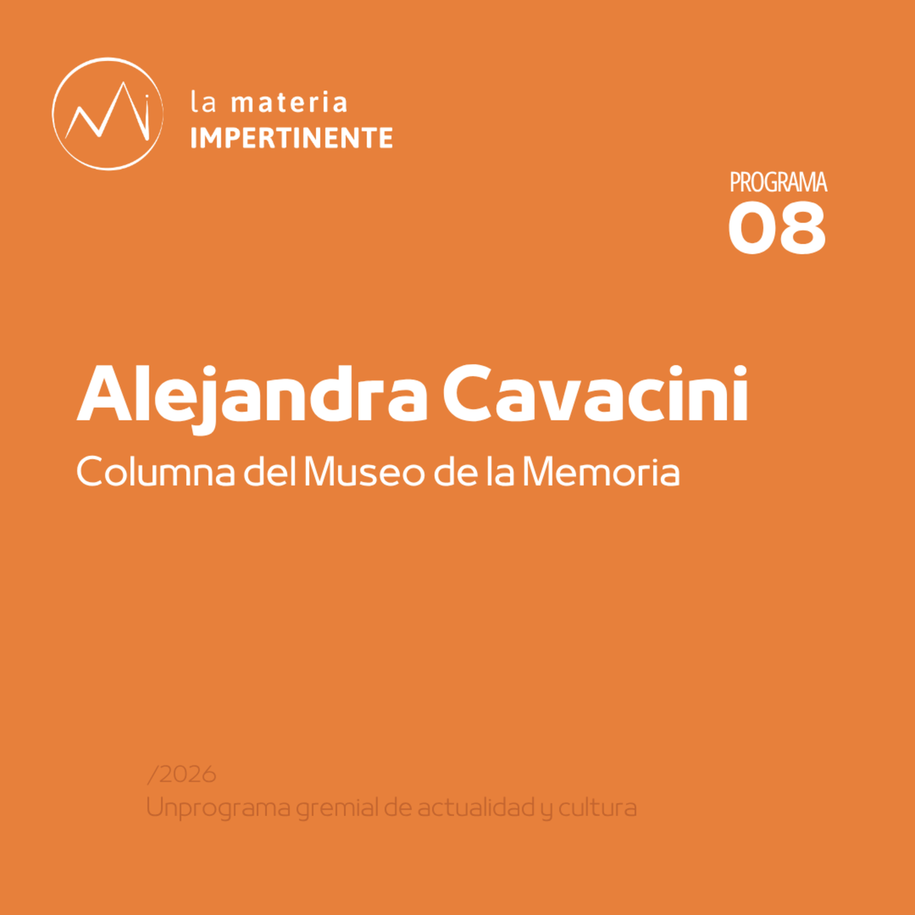 Columna Museo de la Memoria | Conversamos con Ale Cavacini episode artwork