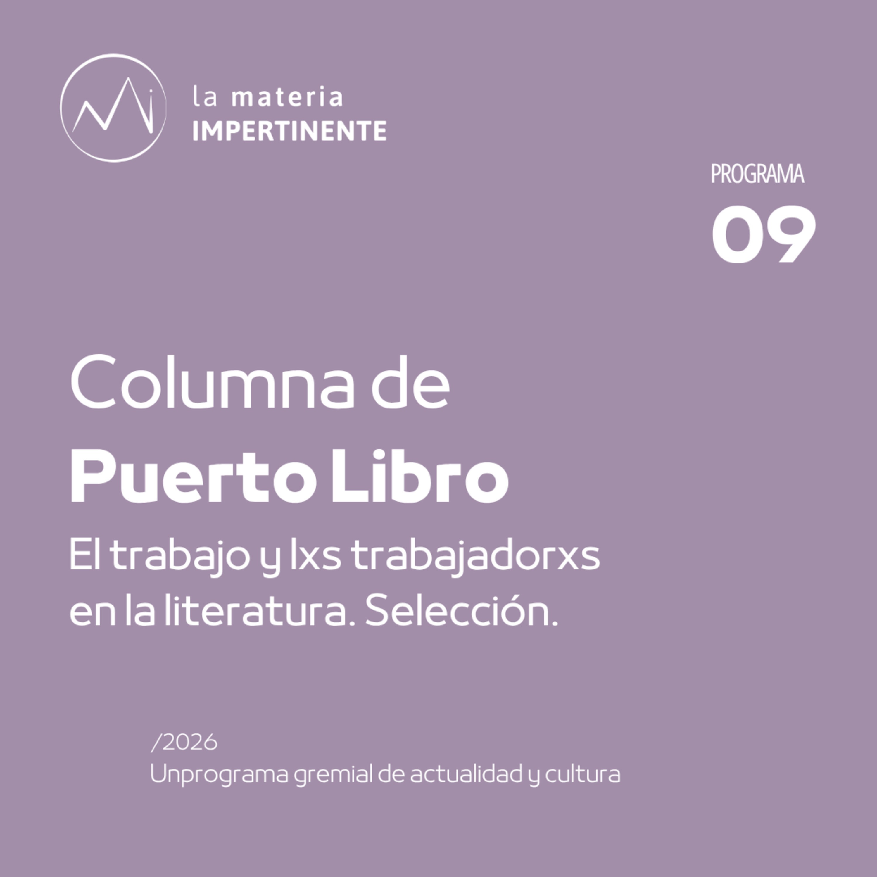 Columna Puerto Libro | Mujeres que trabajan de escribir episode artwork