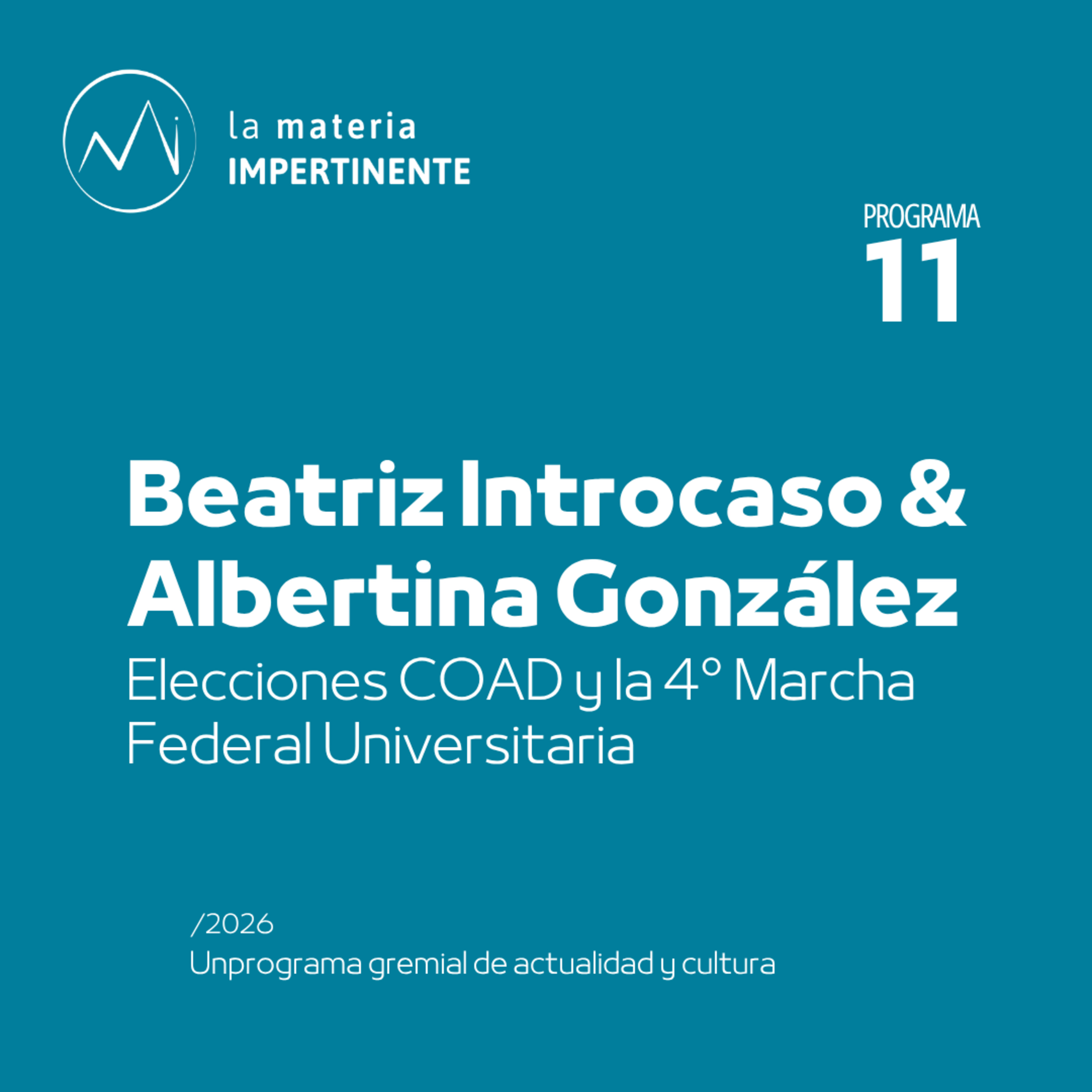 Agenda Gremial | Entrevista a Albertina González y Beatriz Introcaso episode artwork
