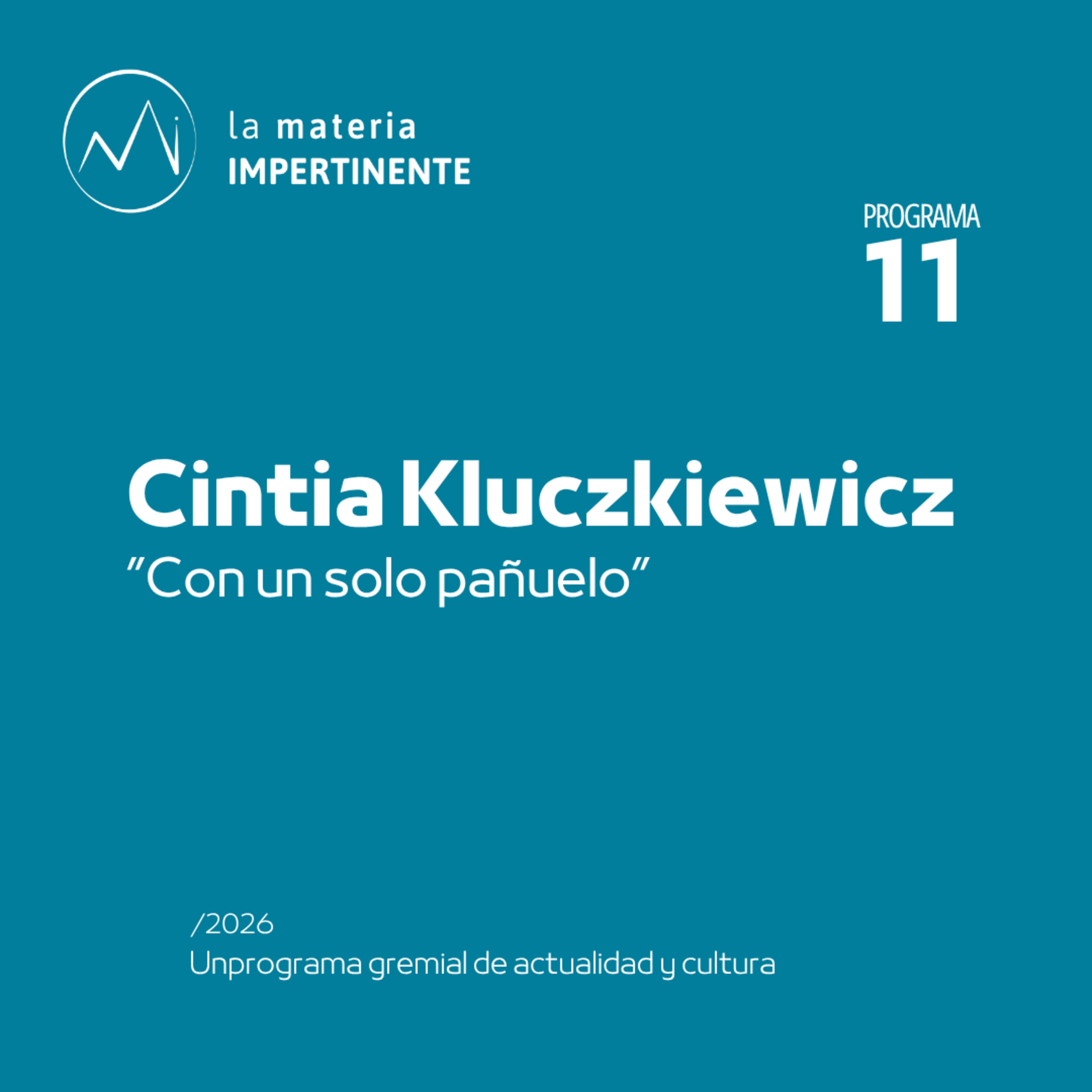  Agenda Cultural | Entrevista a Cintia Kluczkiewicz episode artwork