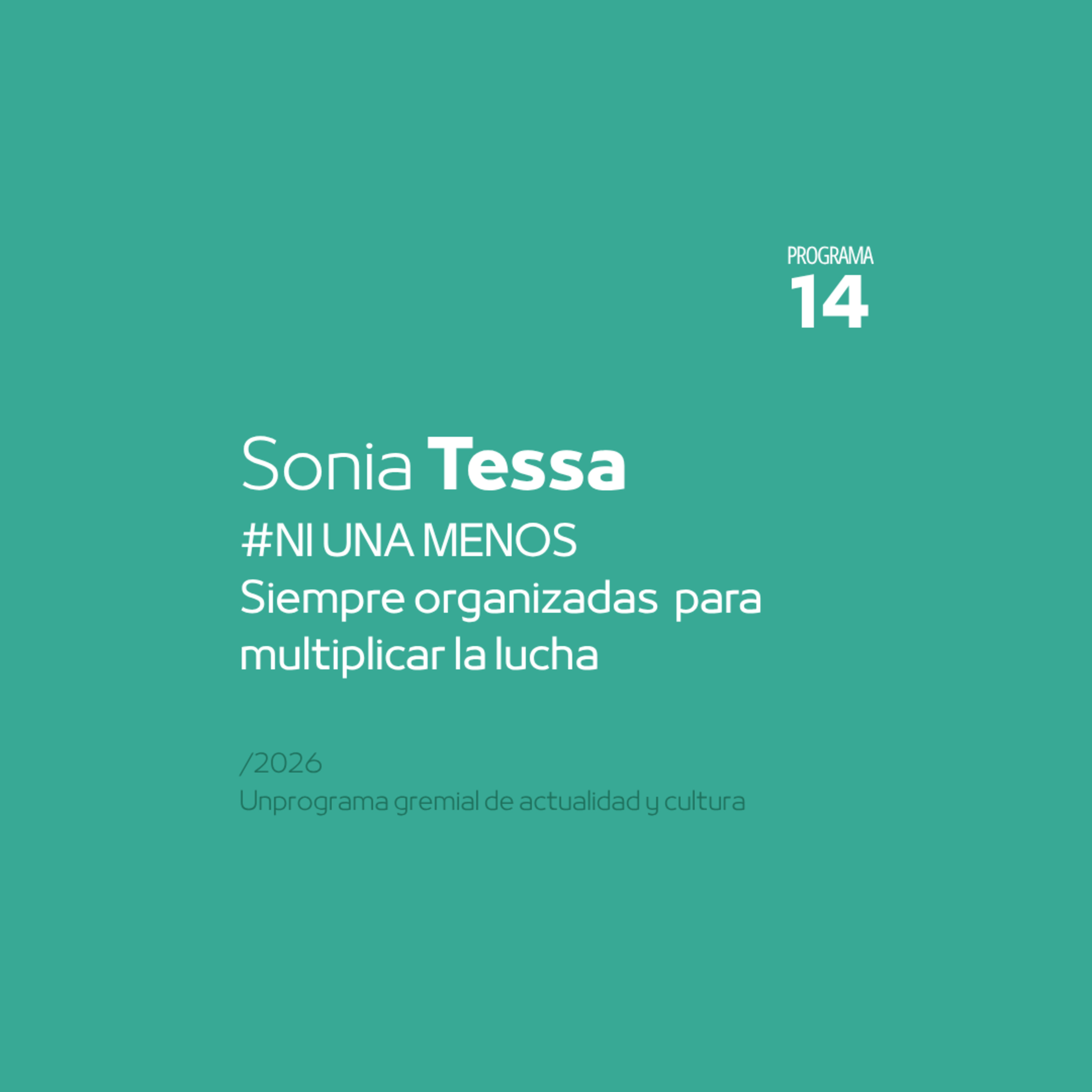 Ni Una Menos | Organizadas para multiplicar la lucha episode artwork