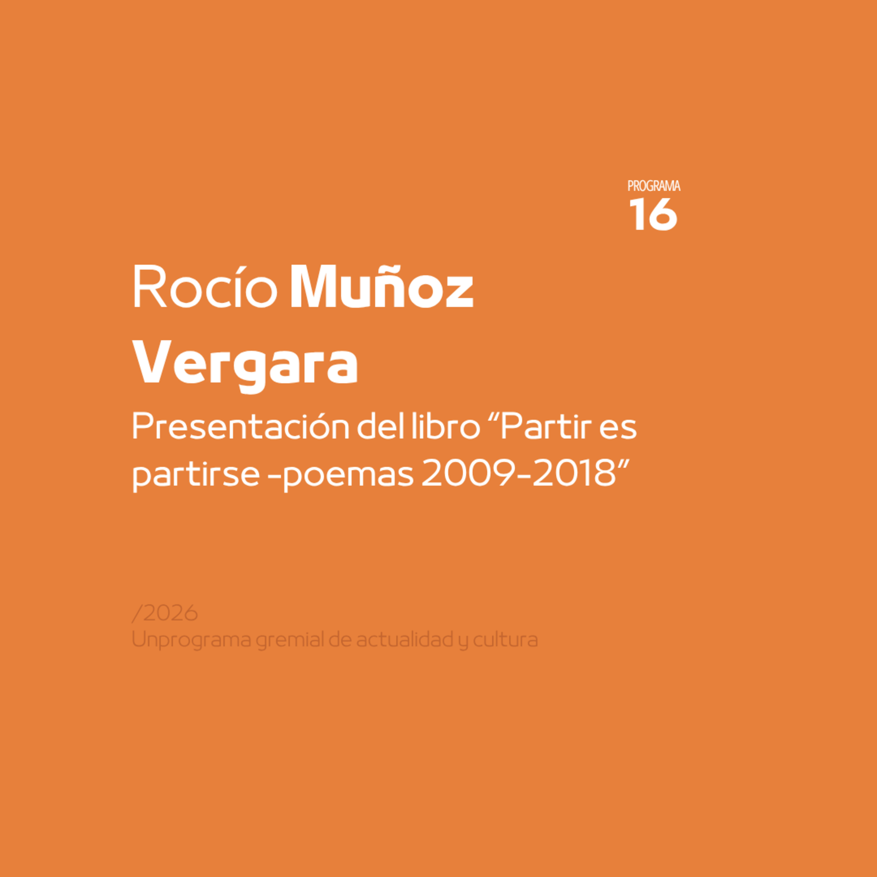 Poesía | Entrevista a Rocío Muñoz Vergara episode artwork