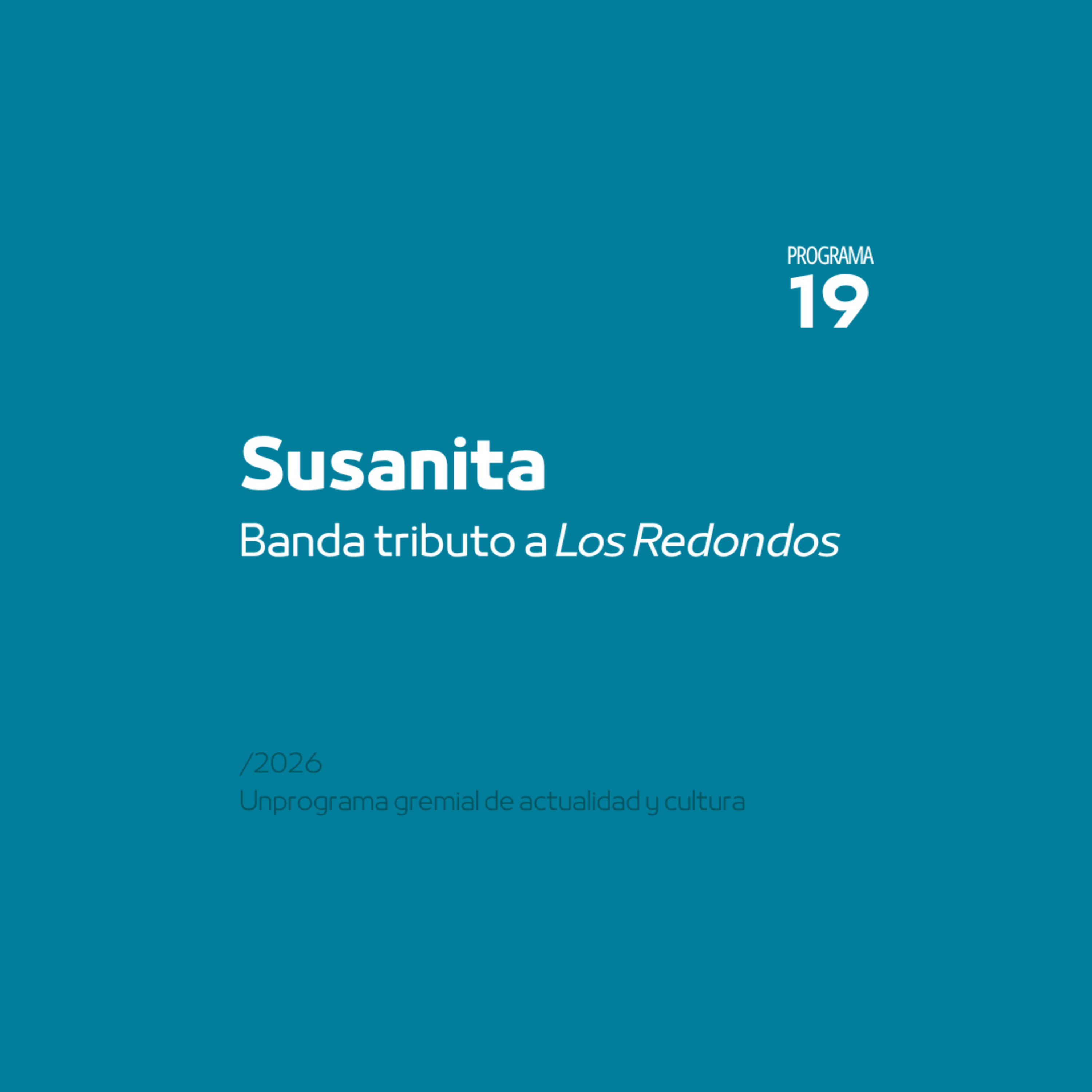 Música | Susanita, banda tributo a Los Redondos episode artwork