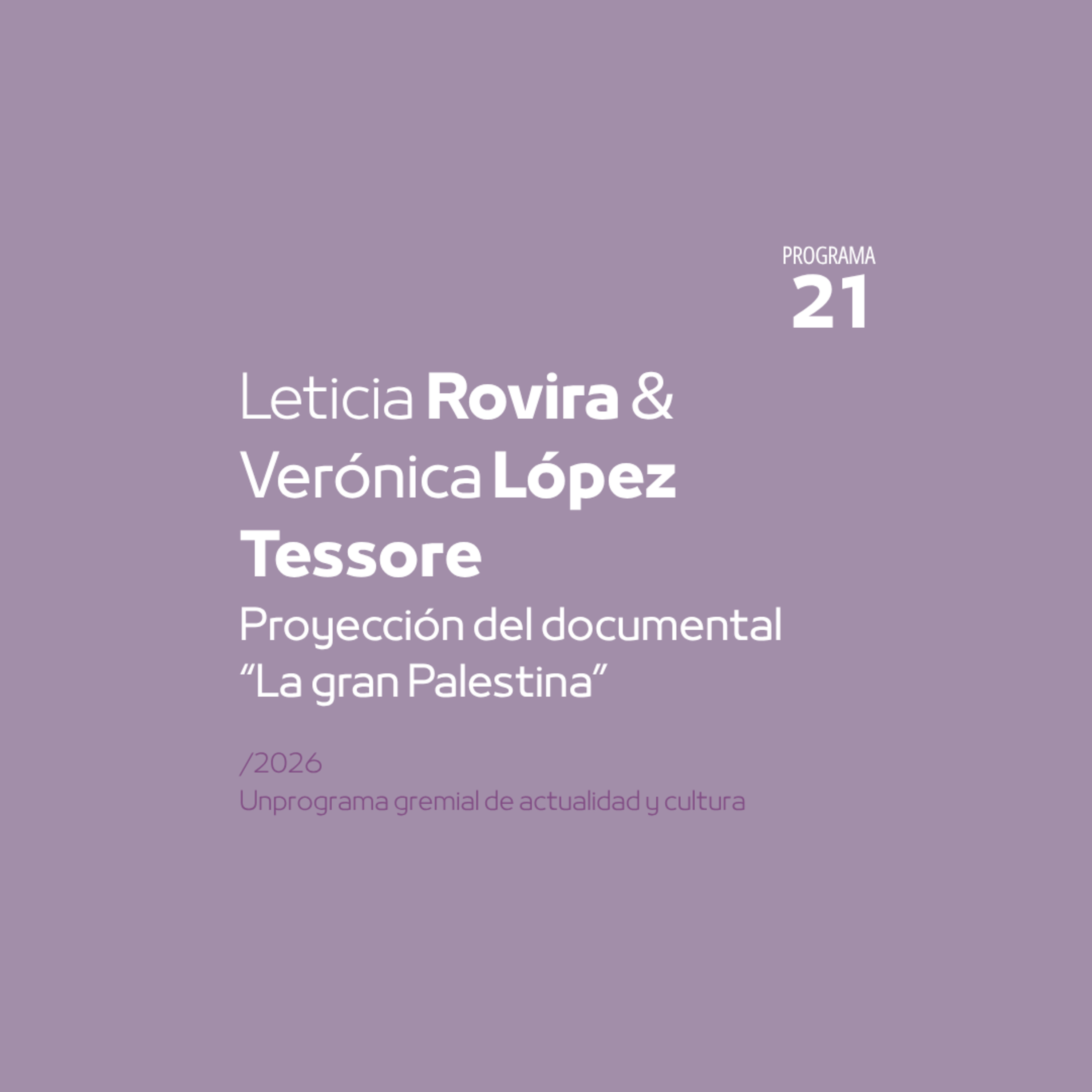 "La gran Palestina" | Conversamos con integrantes de la cátedra libre Said - Fanon episode artwork