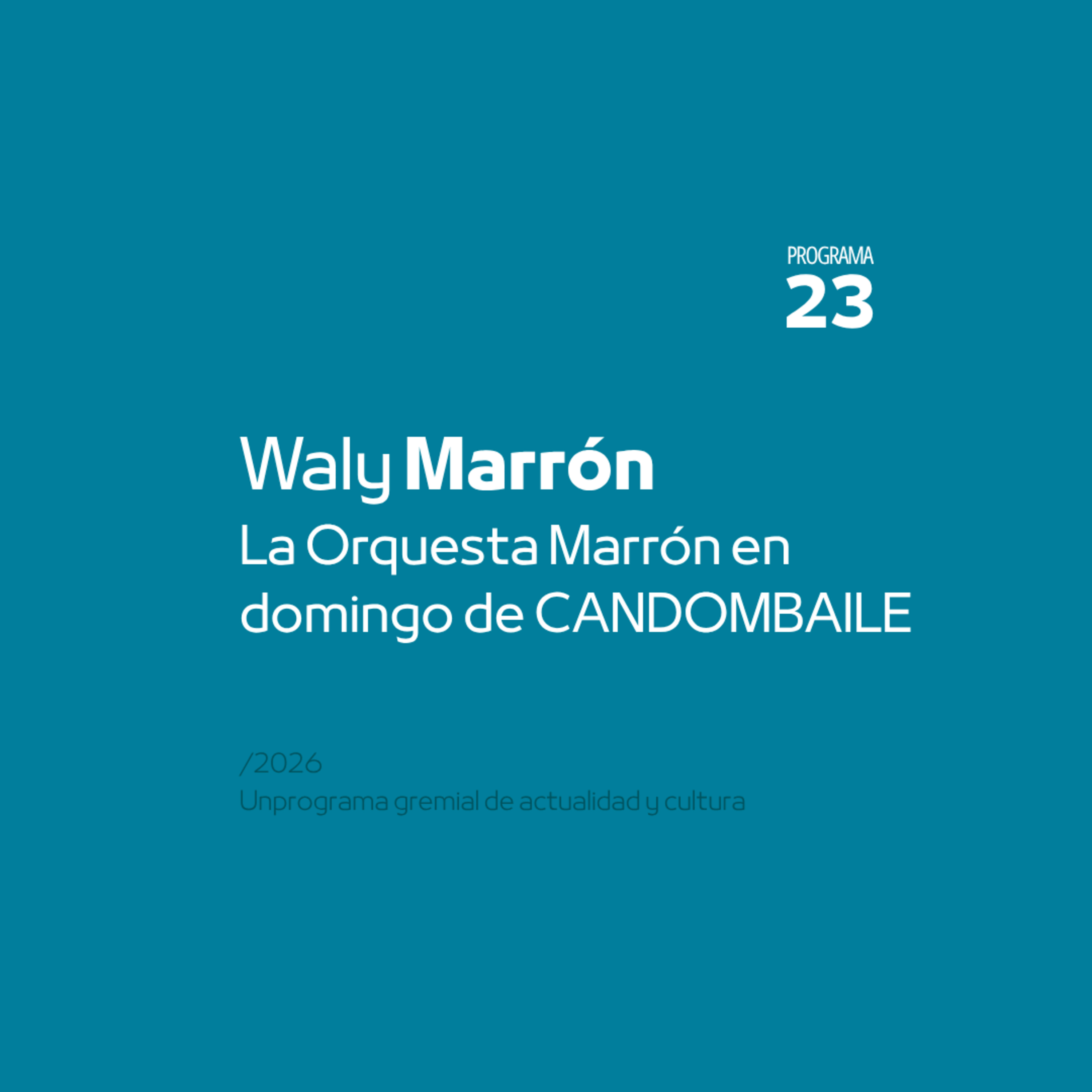 Agenda Cultural | Orquesta Marrón se presenta en Pichangú episode artwork
