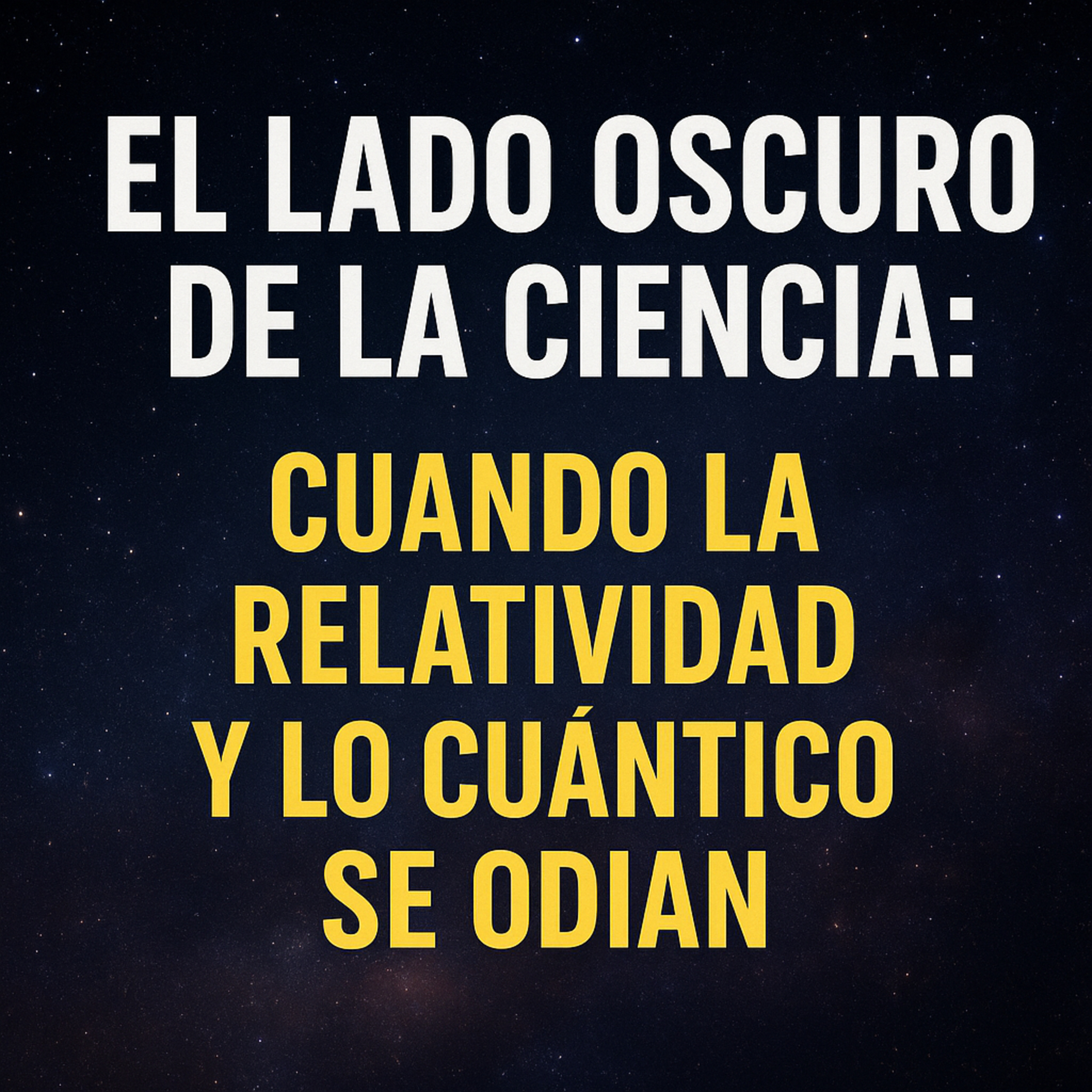 El Lado Oscuro de la Ciencia: Cuando la Relatividad y lo Cuántico se Odian episode artwork