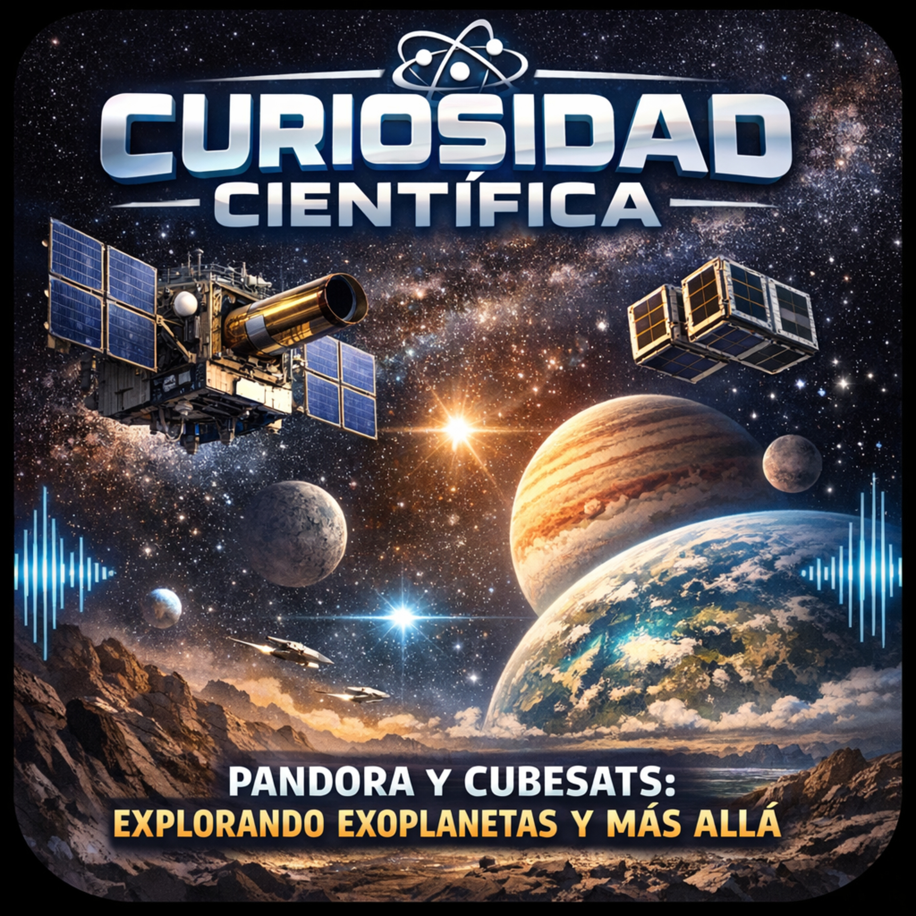 ¿Cómo funciona el universo? y ¿Estamos solos? Satélite Pandora y CubeSats episode artwork