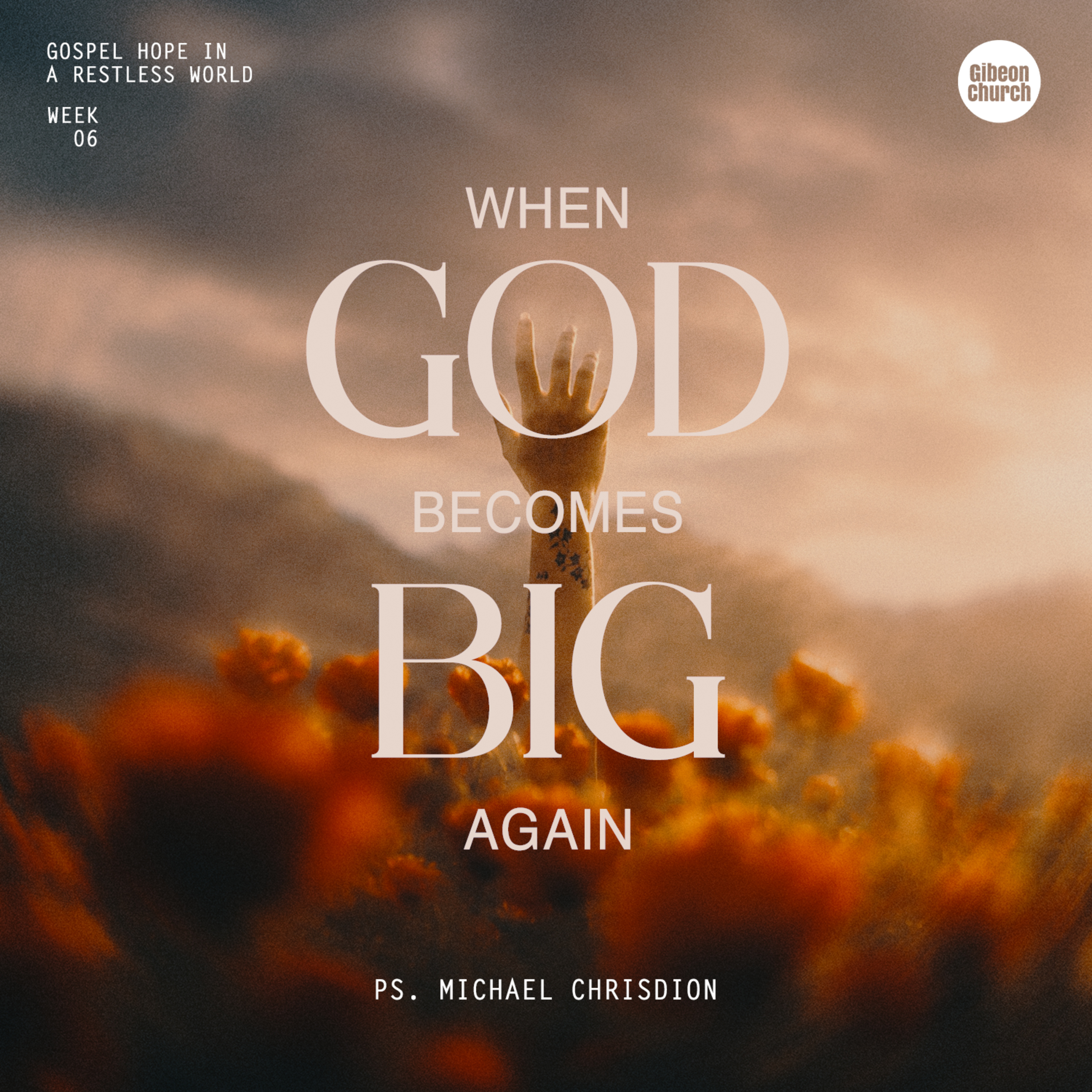 Gospel Hope In Restless World Week.6 - Ps Michael Chrisdion episode artwork