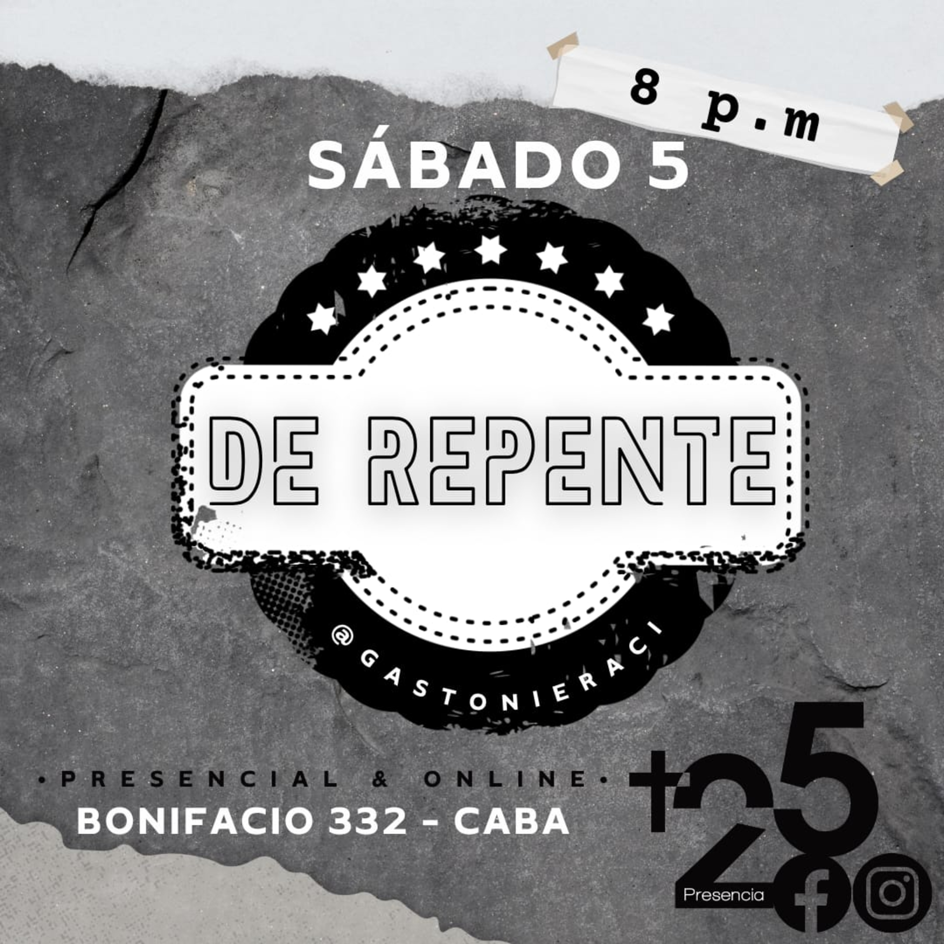 DE REPENTE