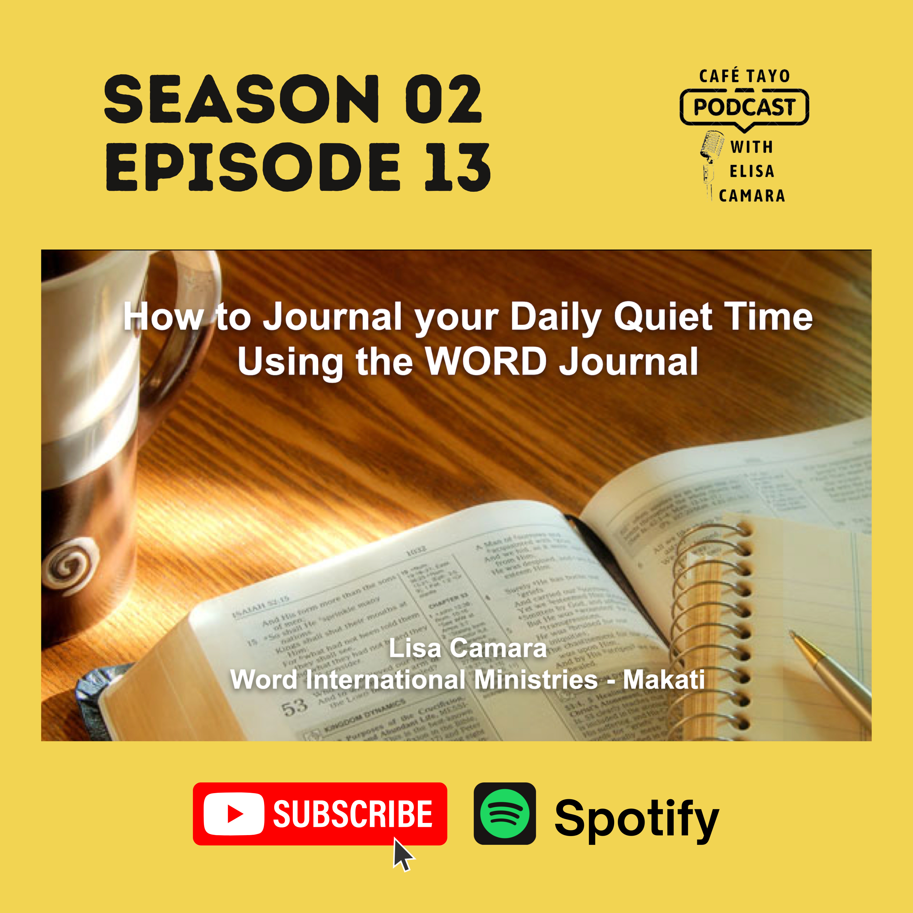 Episode 11: How to Journal Your Daily Quiet Time Using the WORD Journal