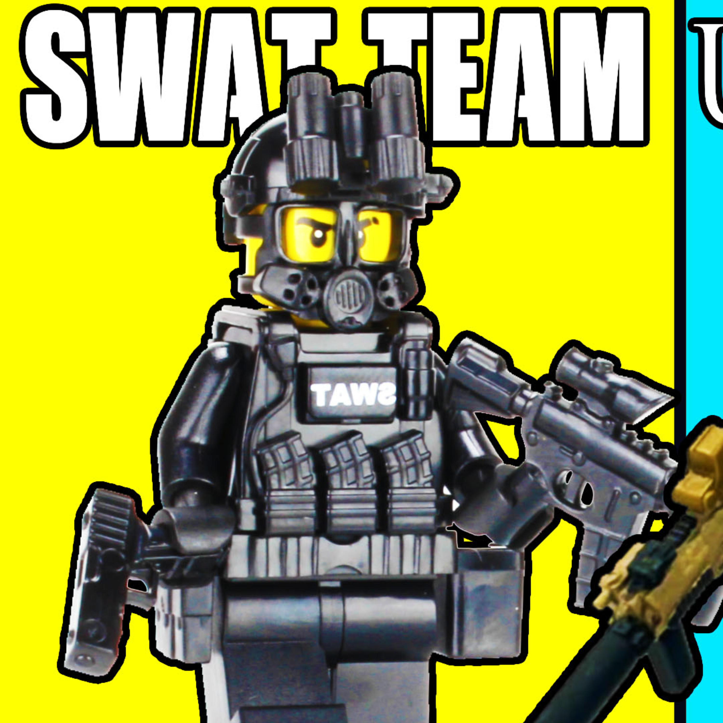 Upgrading LEGO SWAT TEAM Minifigures...