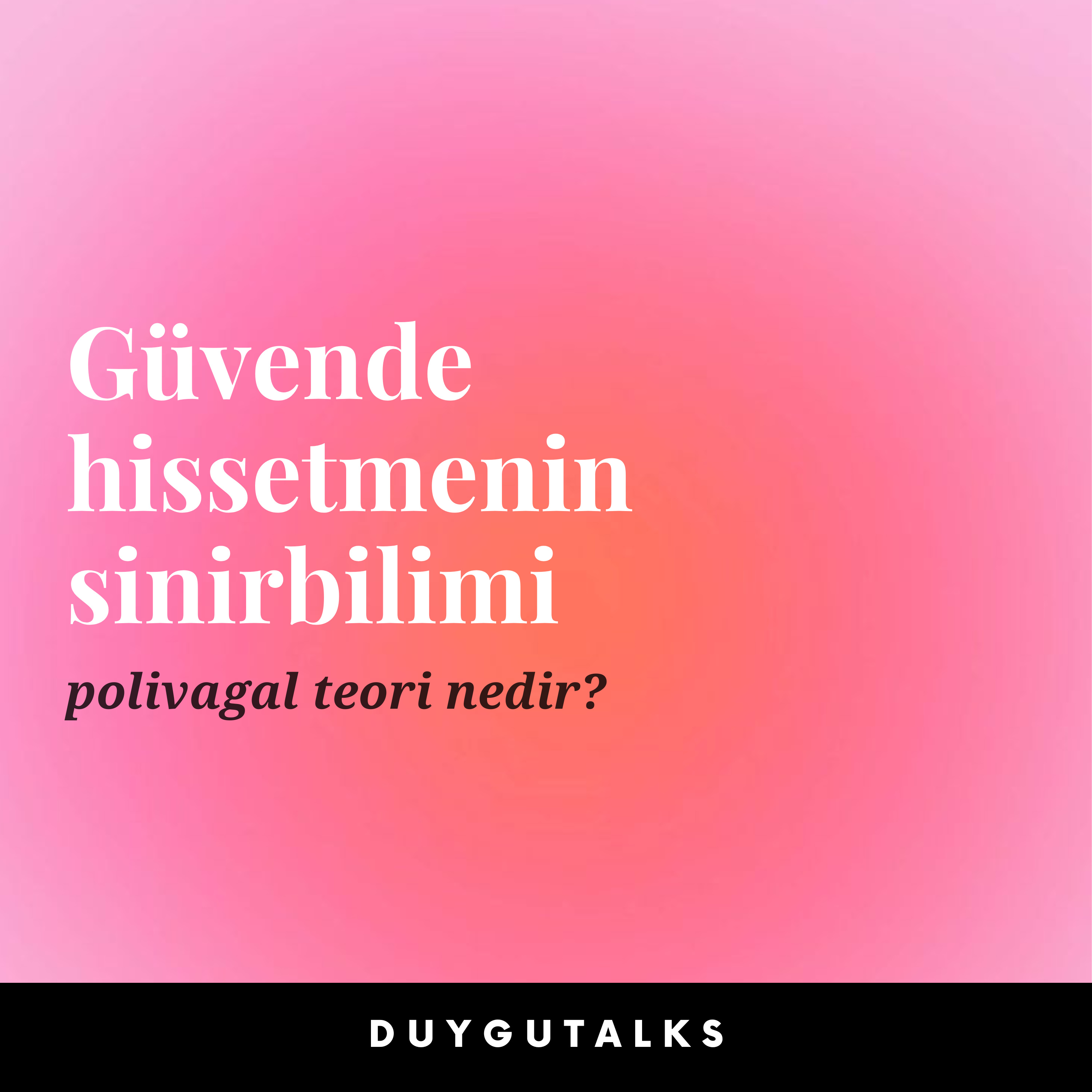 Duygu Talks