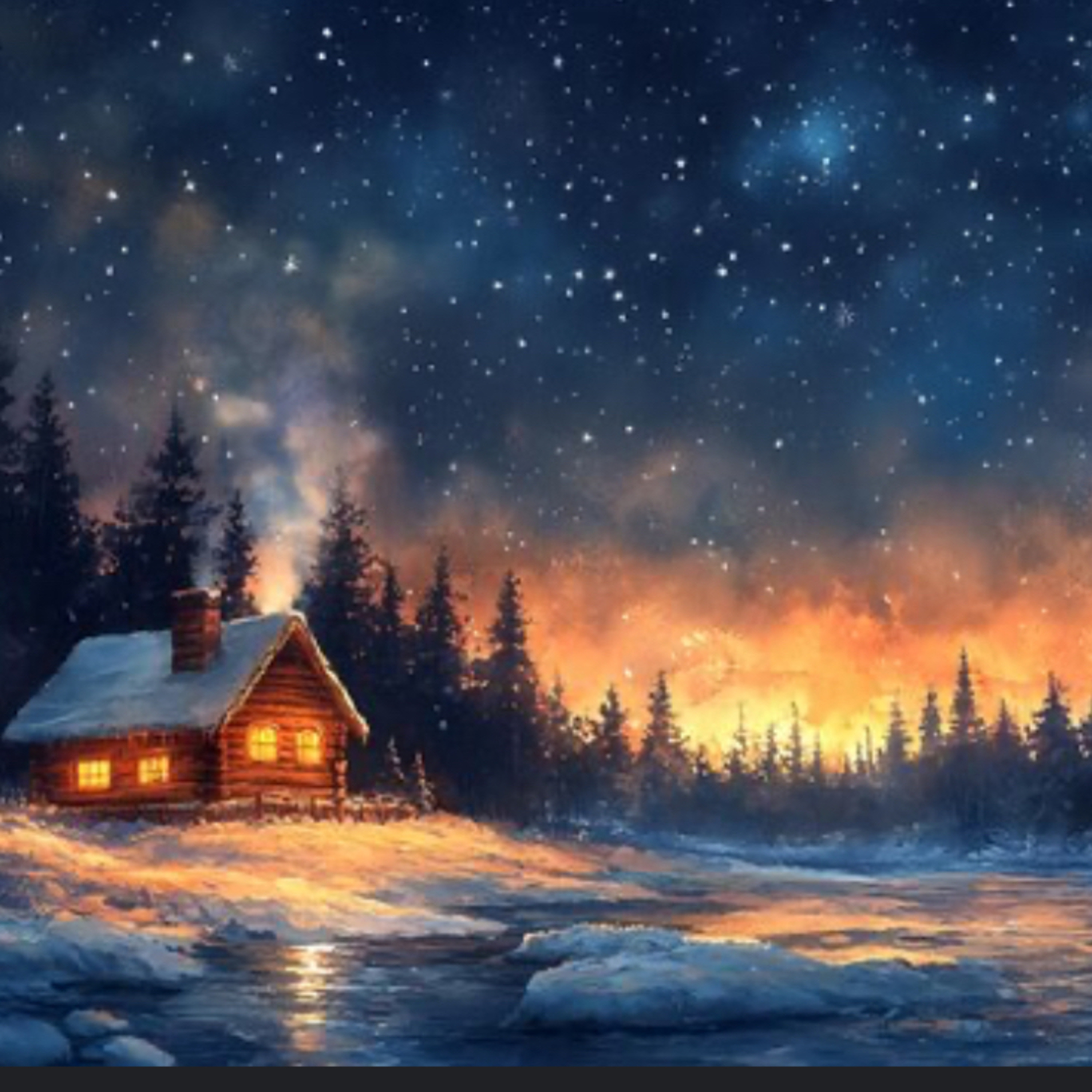 Cozy Cabin in Winter Storm episode artwork