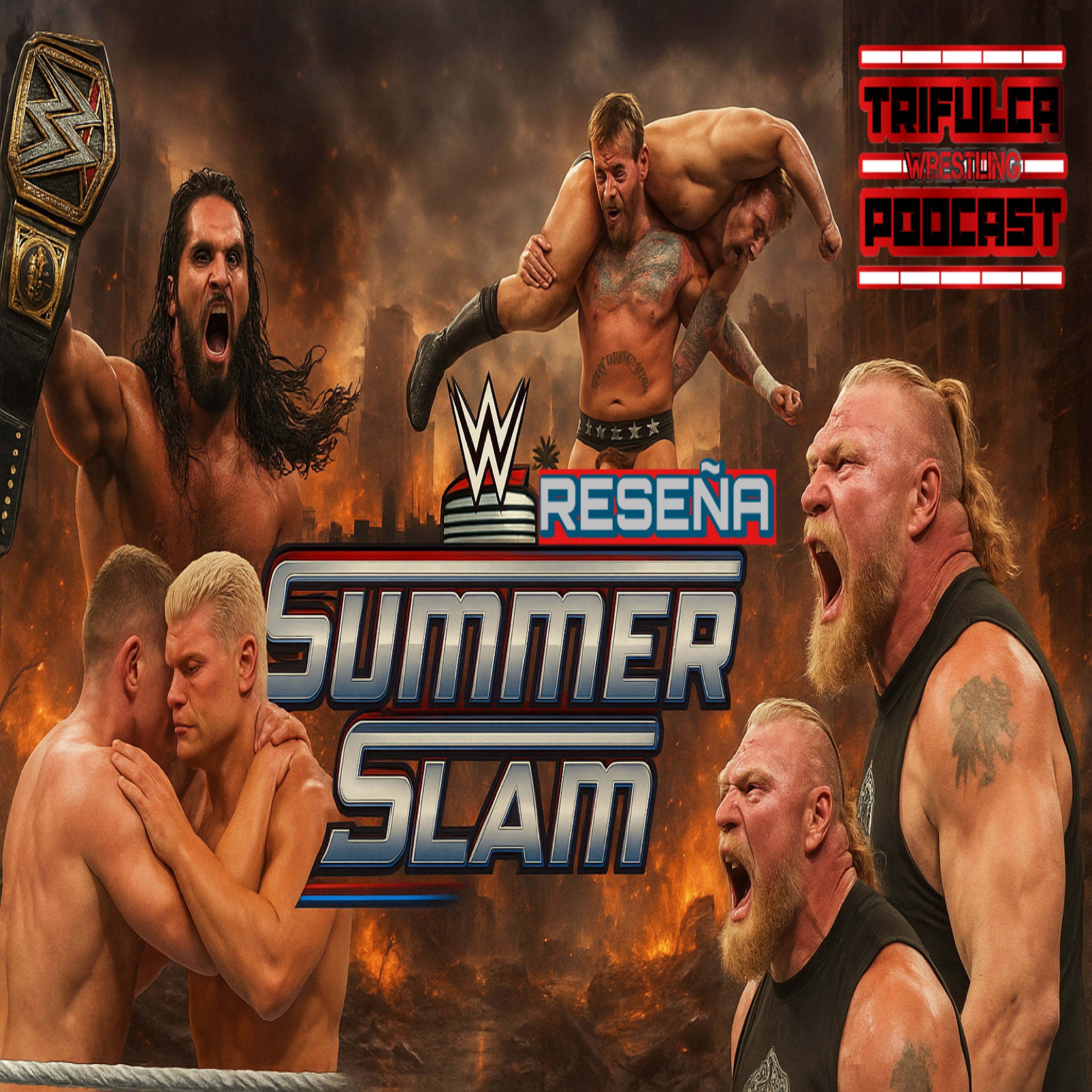 El Pase Generacional De John Cena A Cody Rhodes En SummerSlam & Rollins Lo Vuelve Hacer episode artwork