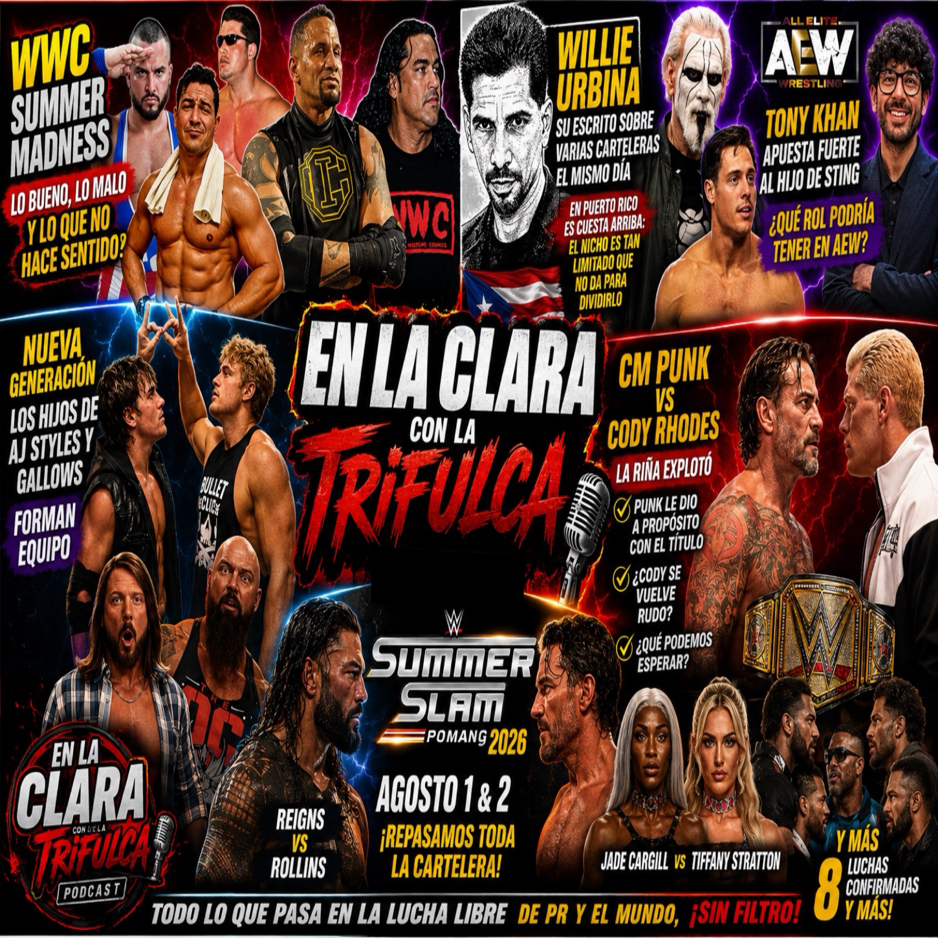 ¿Qué Está Pasando en la Lucha Libre? | Punk vs Cody, Los Hijos de Styles y Gallows, Sting, WWC y Más