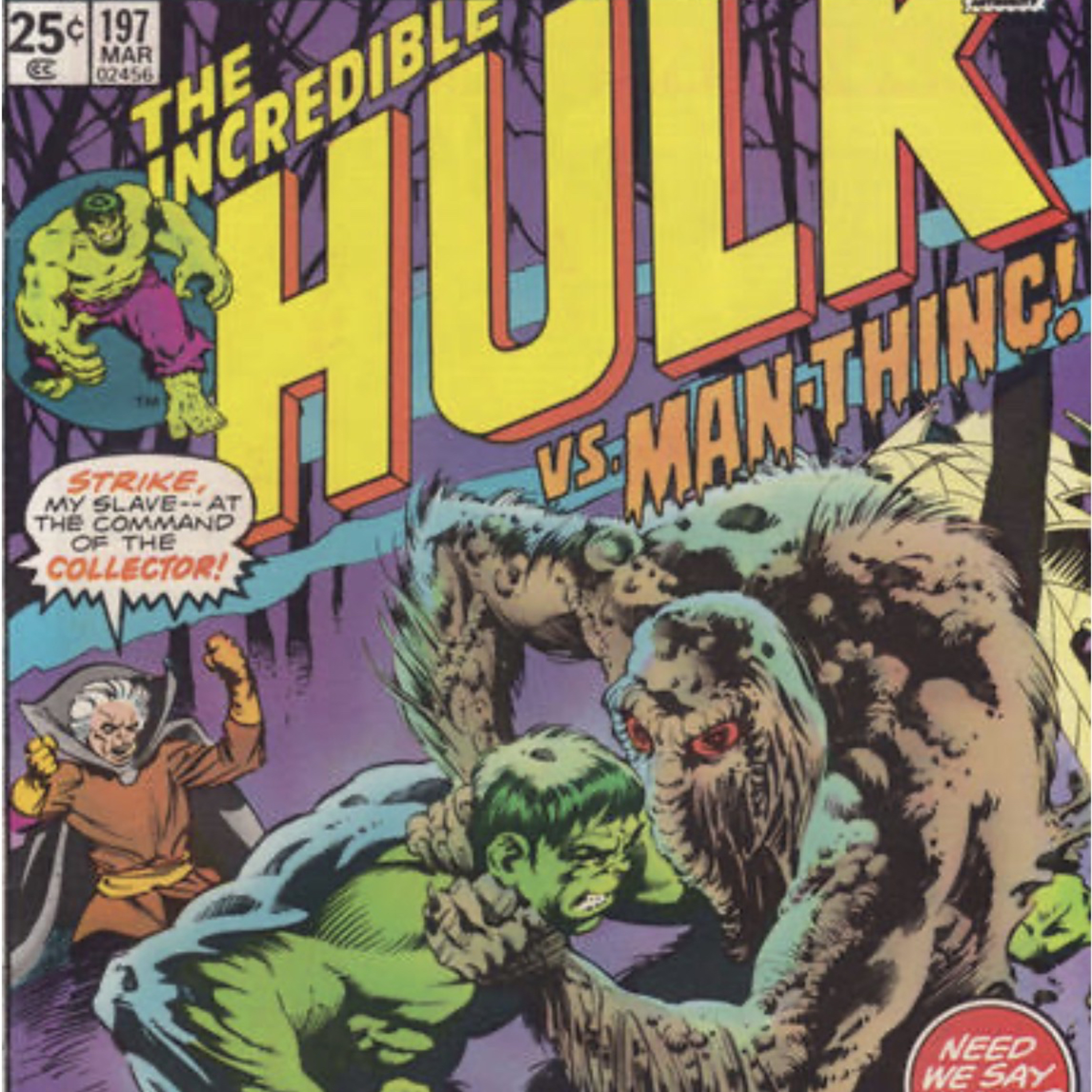 The Bronze Age of Horror Comics! The Incredible Hulk 197/198, 1976 w/Evan Bevins! episode artwork