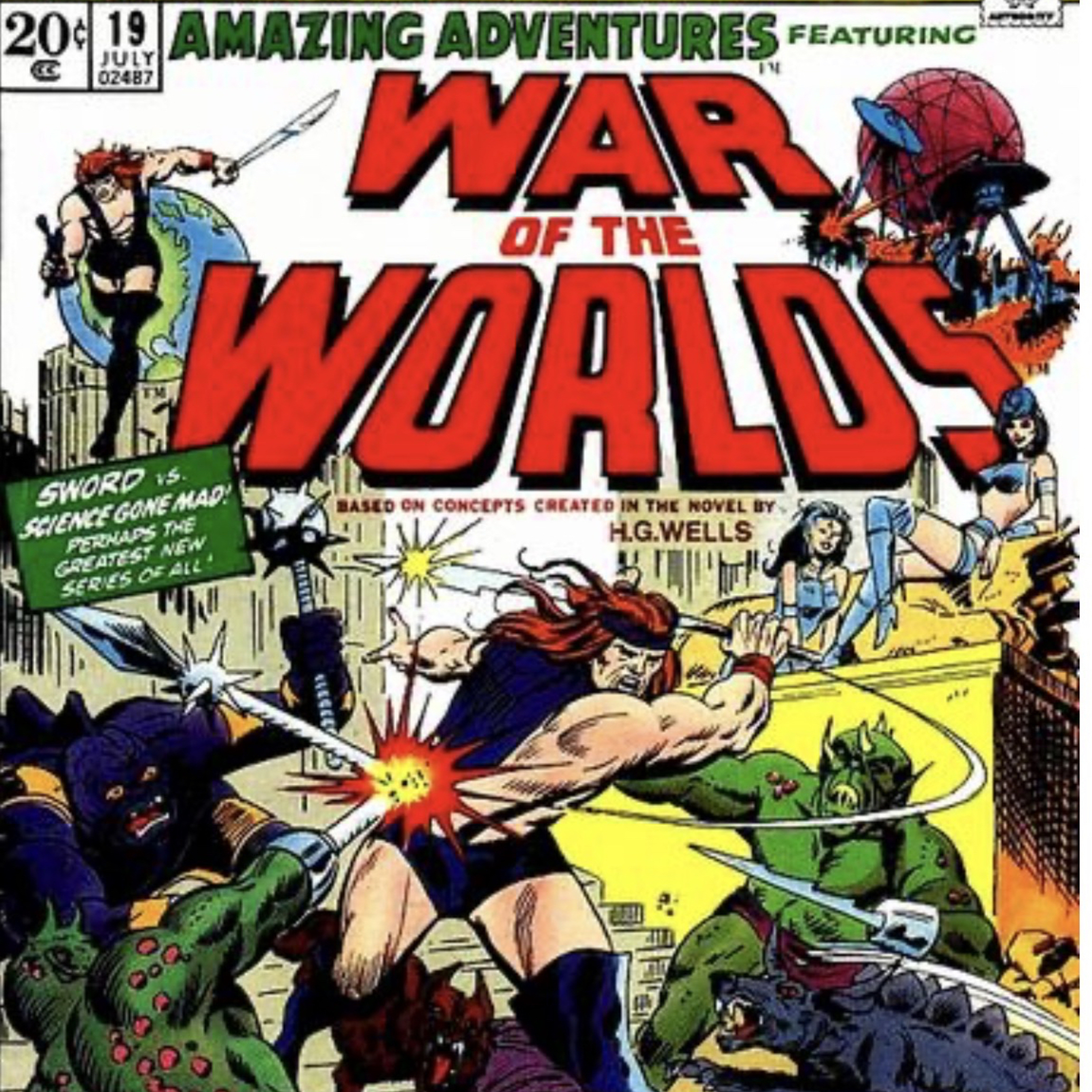 Magazines and Monsters Ep 166, Amazing Adventures 19, 1973 w/Derek Kunsken!  episode artwork