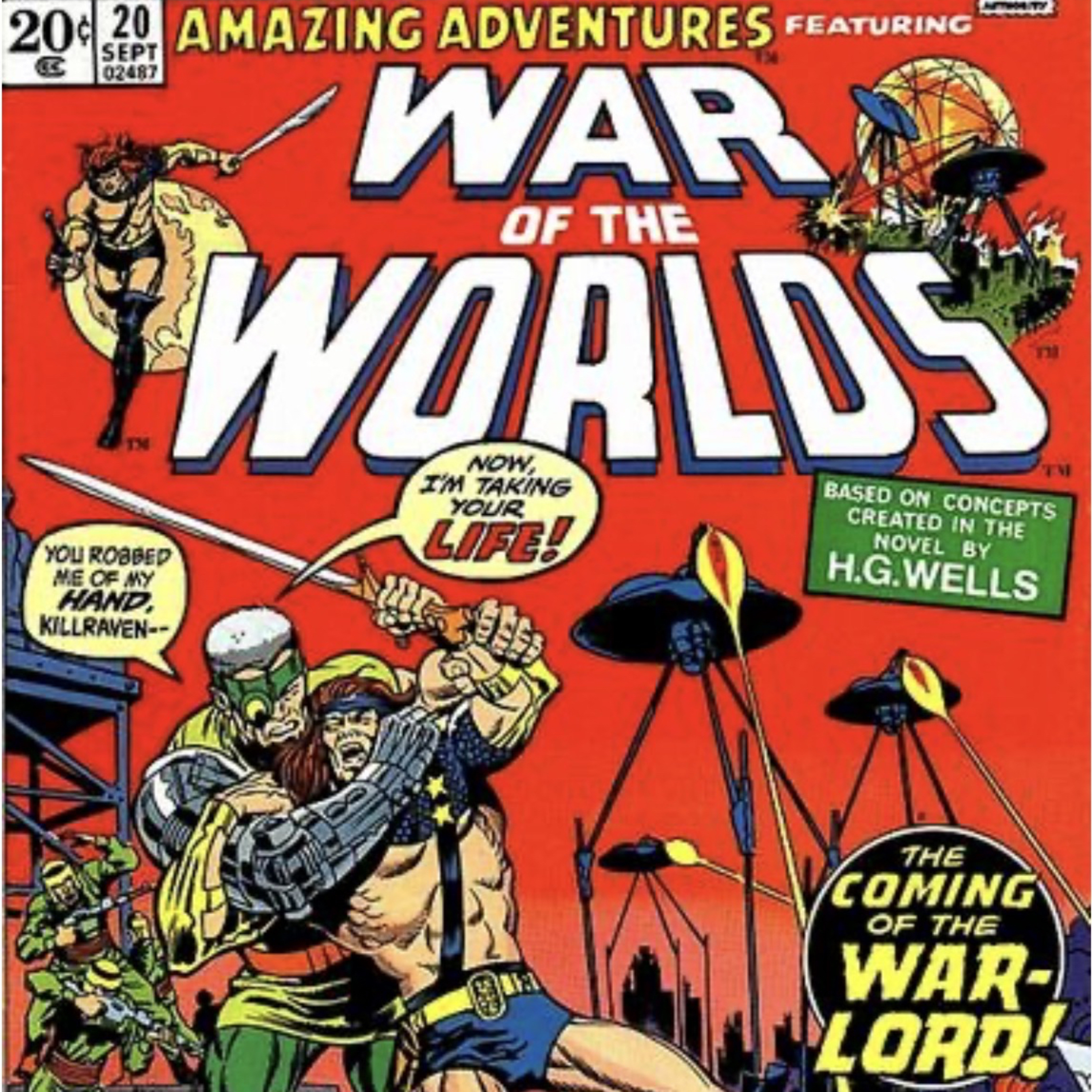 Magazines and Monsters Ep 168, Amazing Adventures 20, 1973 w/Derek Kunsken! episode artwork