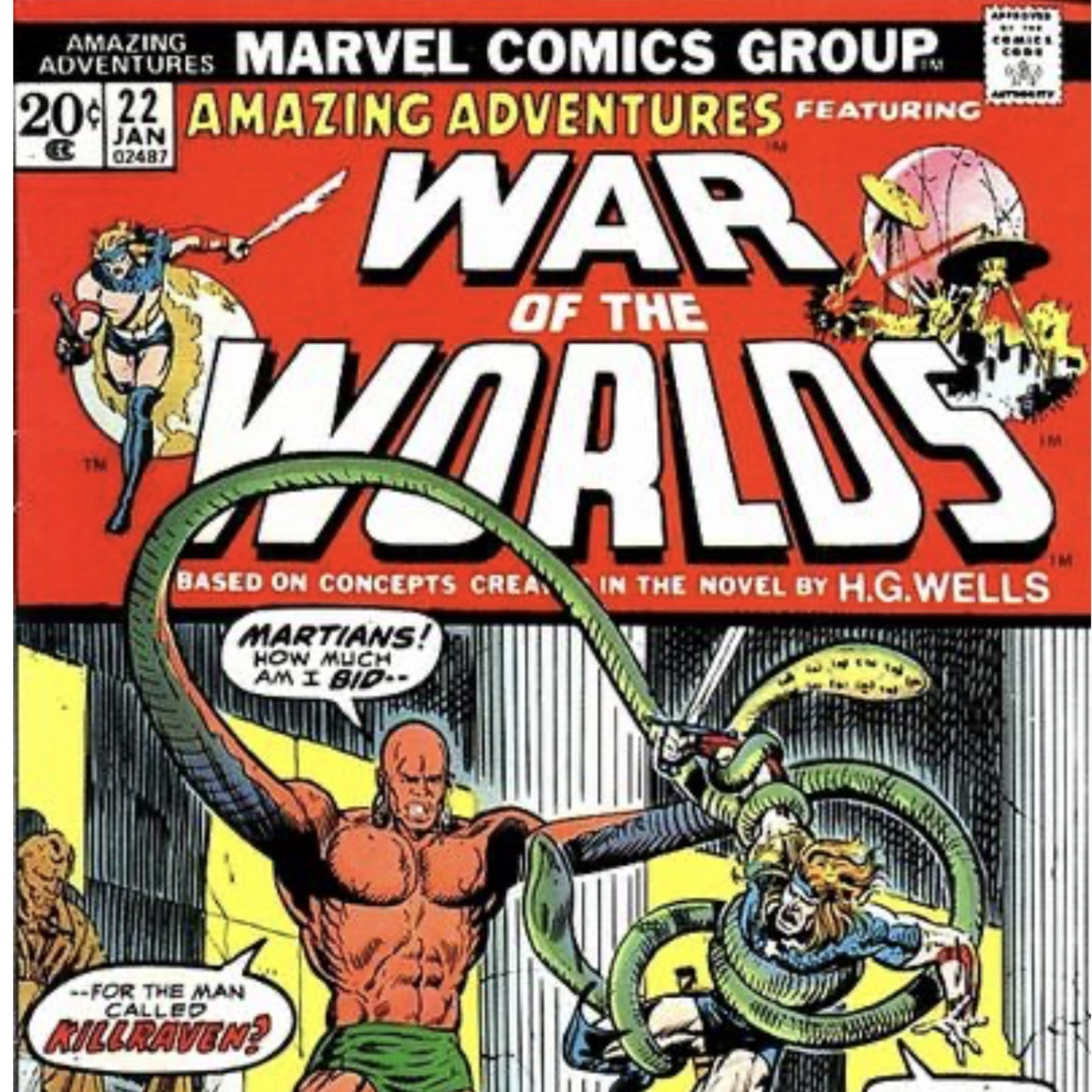 Magazines and Monsters Ep 171, Amazing Adventures 22, 1974 w/Derek Kunsken! episode artwork