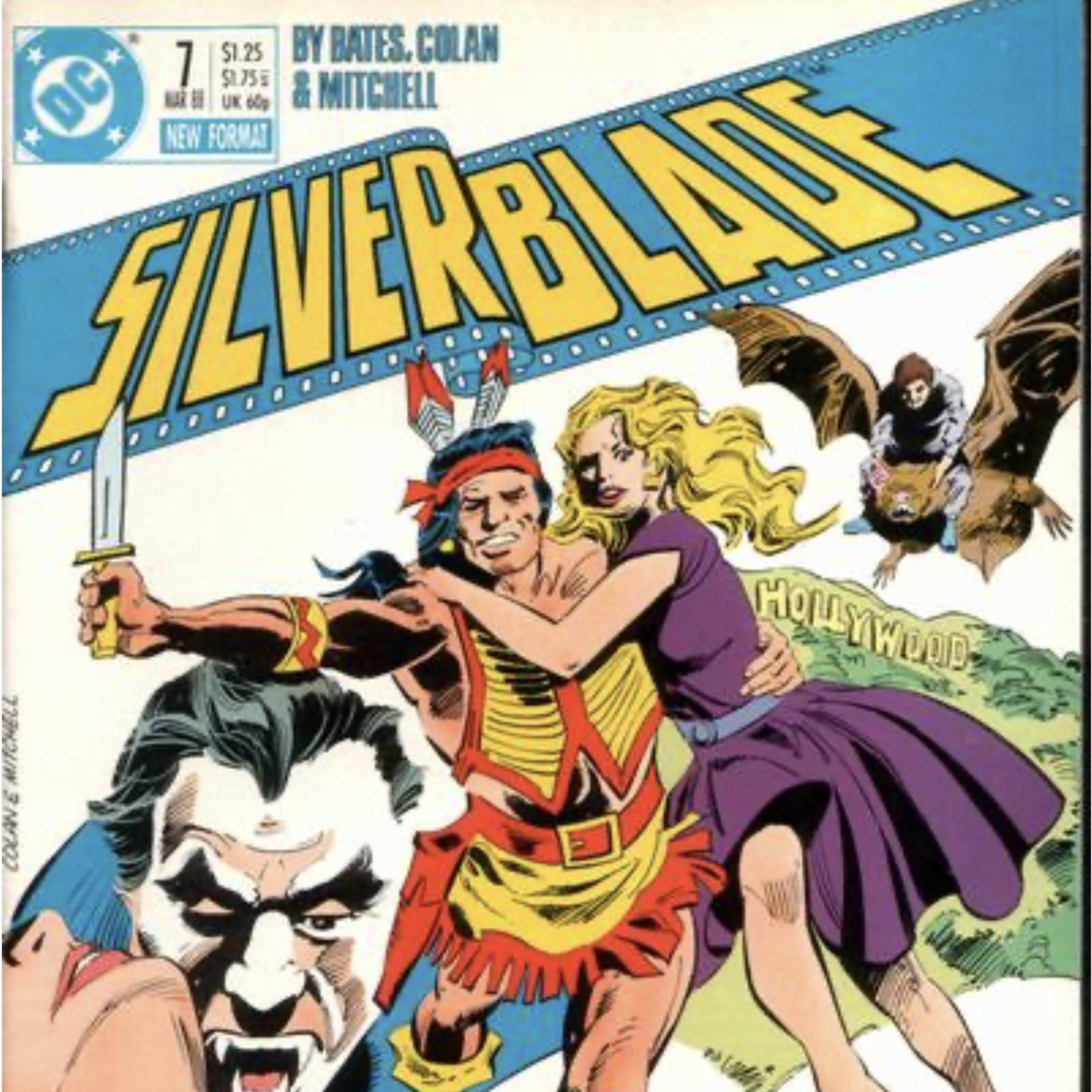 The Bronze Age of Horror Comics! Silverblade 7, 1988 w/Jeremiah! episode artwork