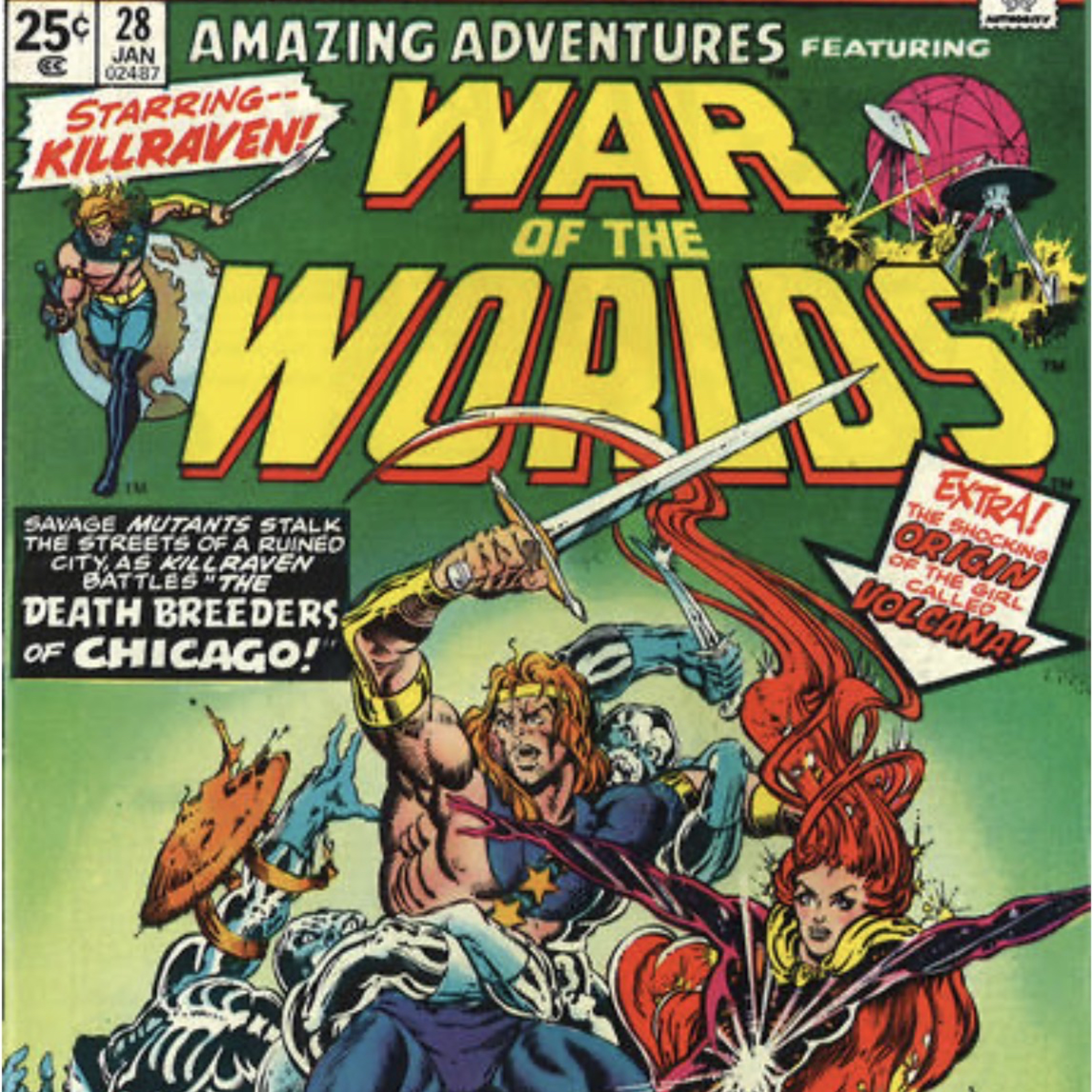 Magazines and Monsters Ep 177, Amazing Adventures 28/29, 1975 w/Derek Kunsken!  episode artwork