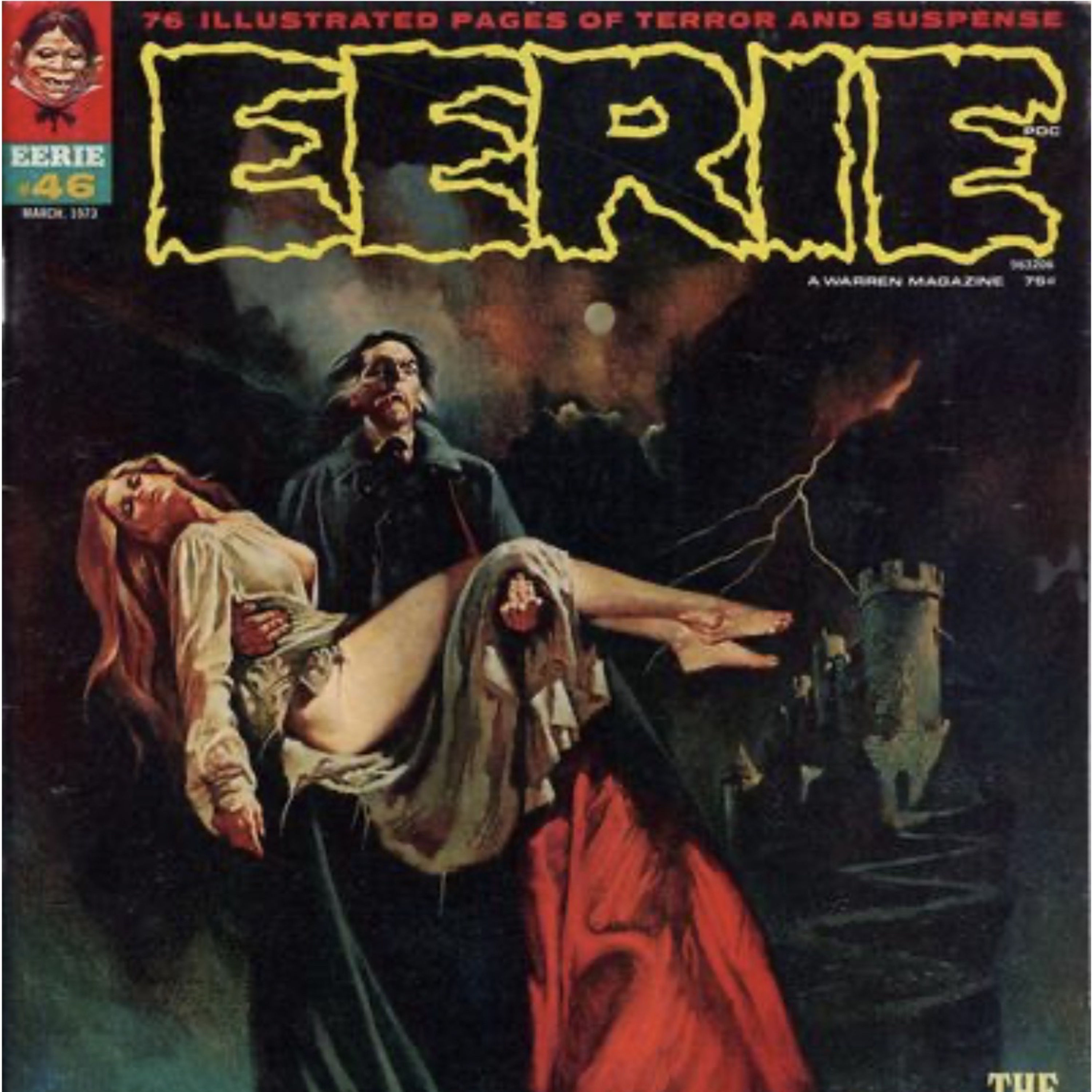 The Bronze Age of Horror Comics! Eerie 46, 1973 w/Kirby!  episode artwork