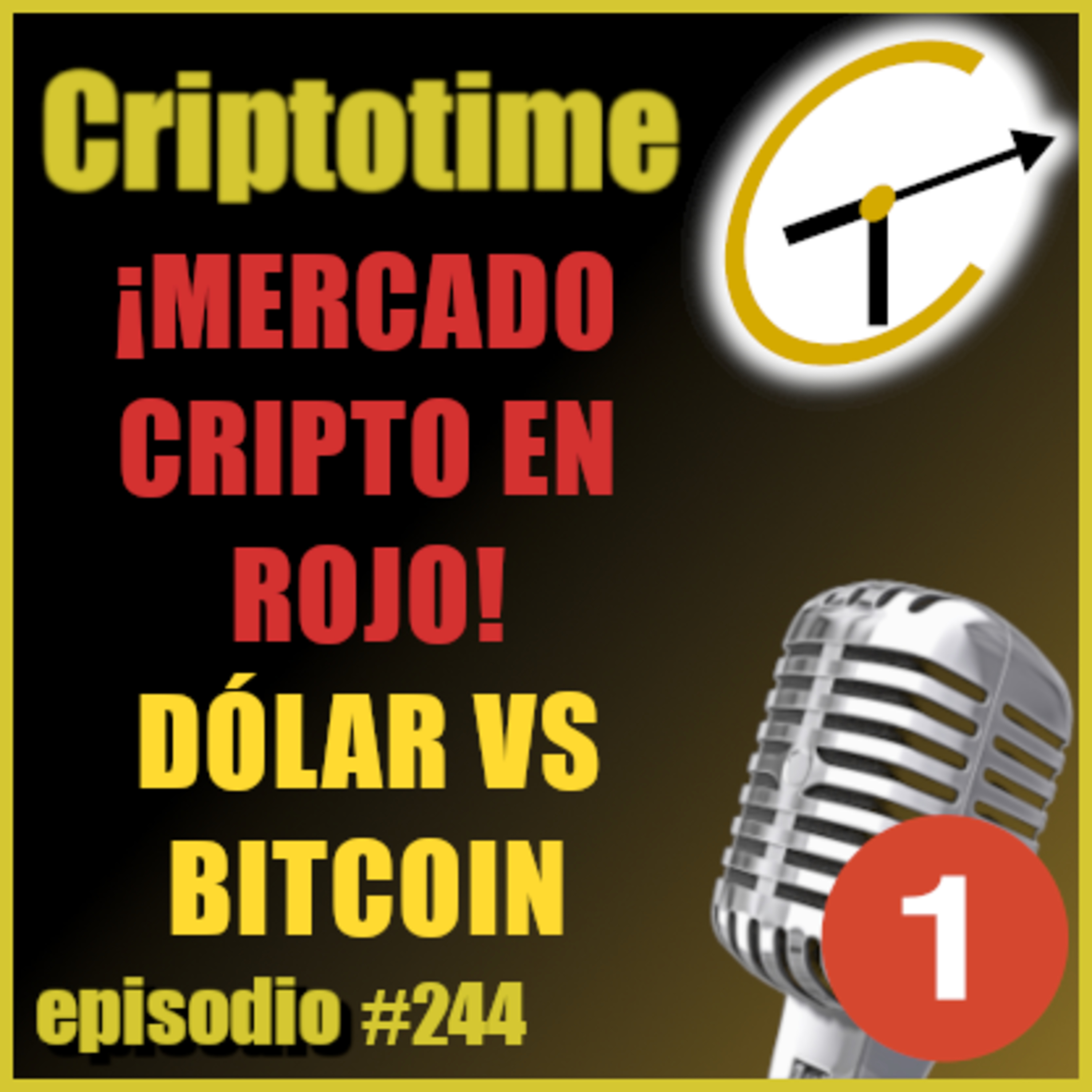 [Parte 1] ¡MERCADO CRIPTO EN ROJO! & DÓLAR VS BITCOIN con Alonso Moyano. episode artwork