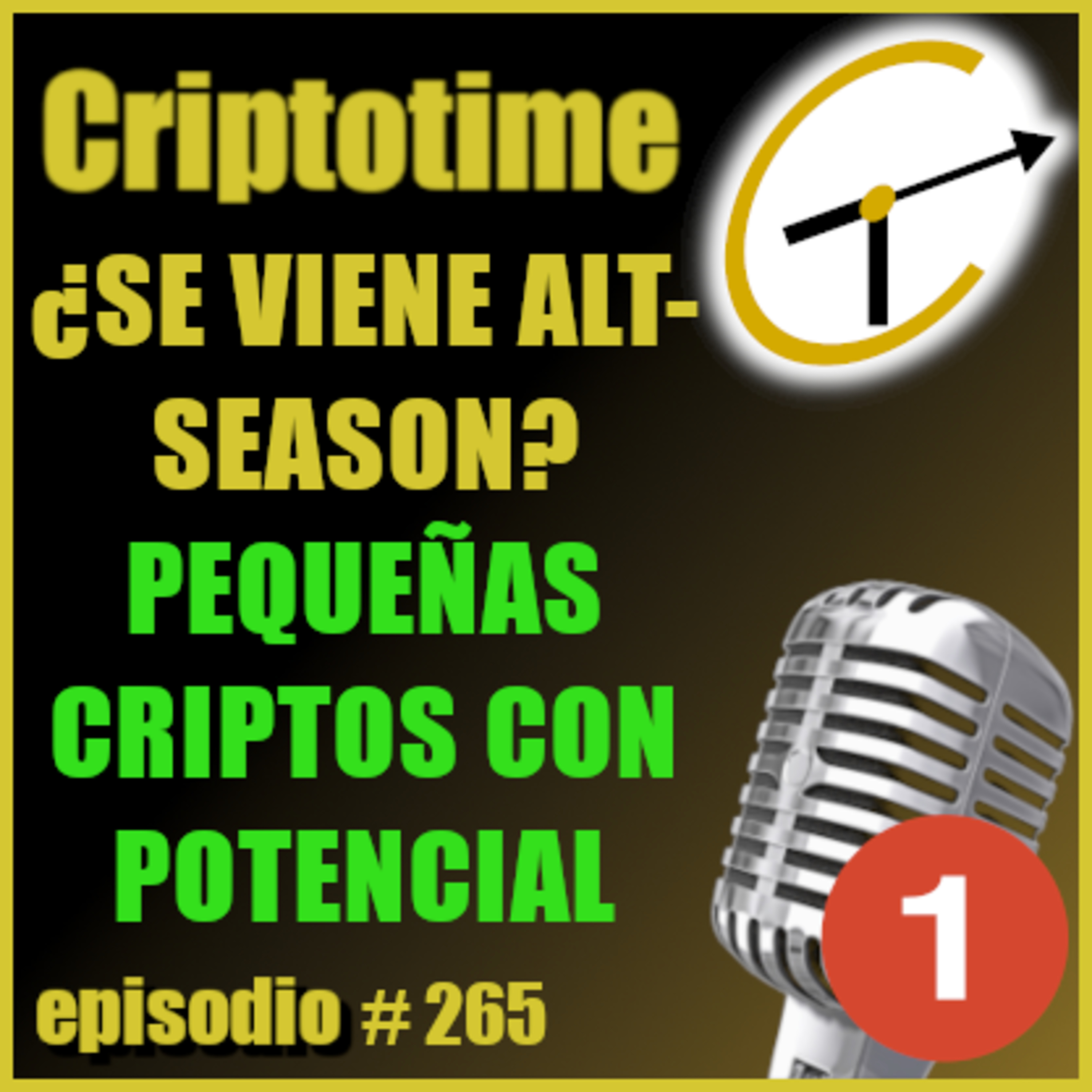 [Parte 1] ¿SE VIENE ALT-SEASON? | PEQUEÑAS CRIPTOS CON POTENCIAL | Patricio Ibarra episode artwork